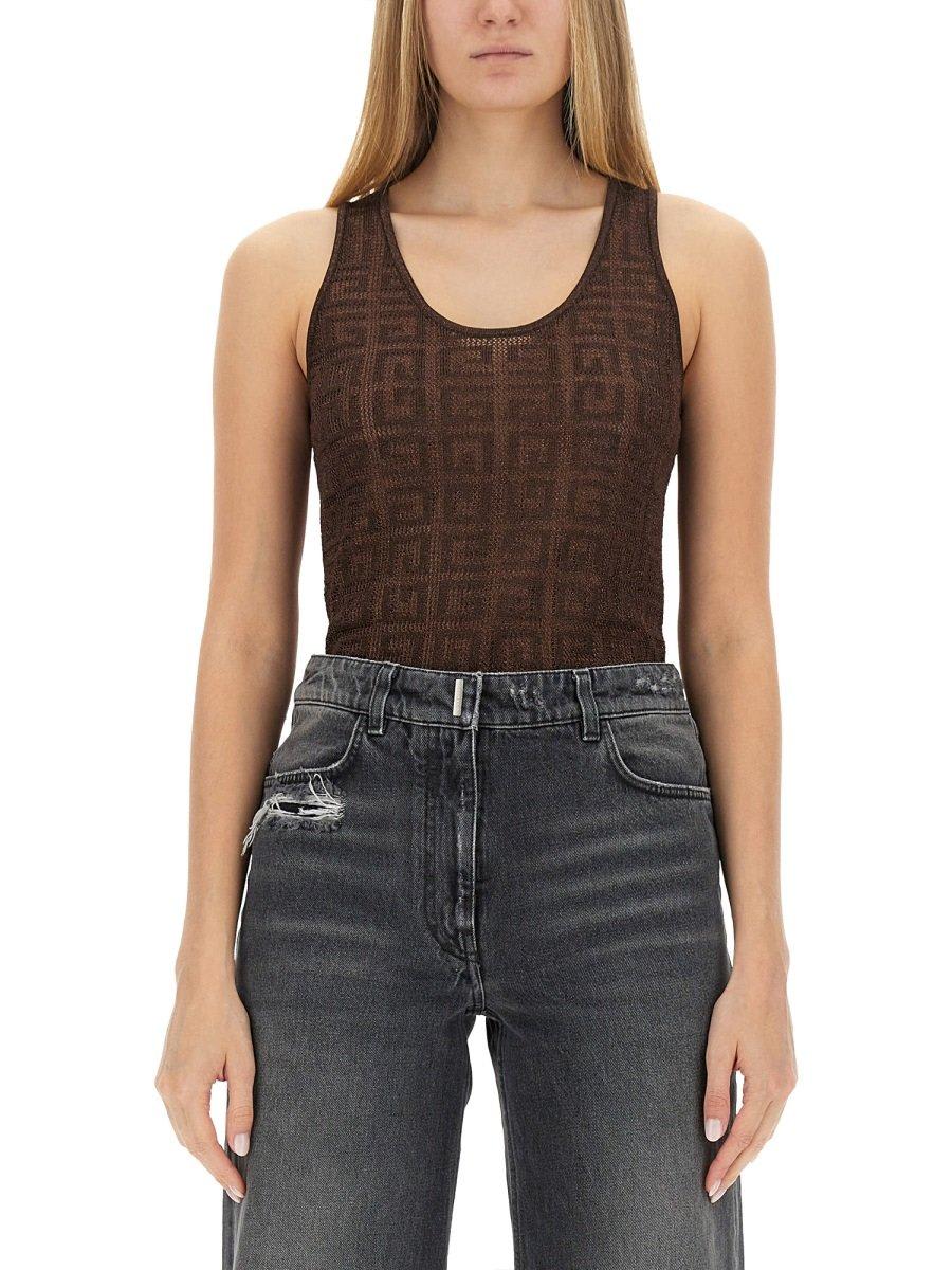 Jacquard Knitted Tank Top