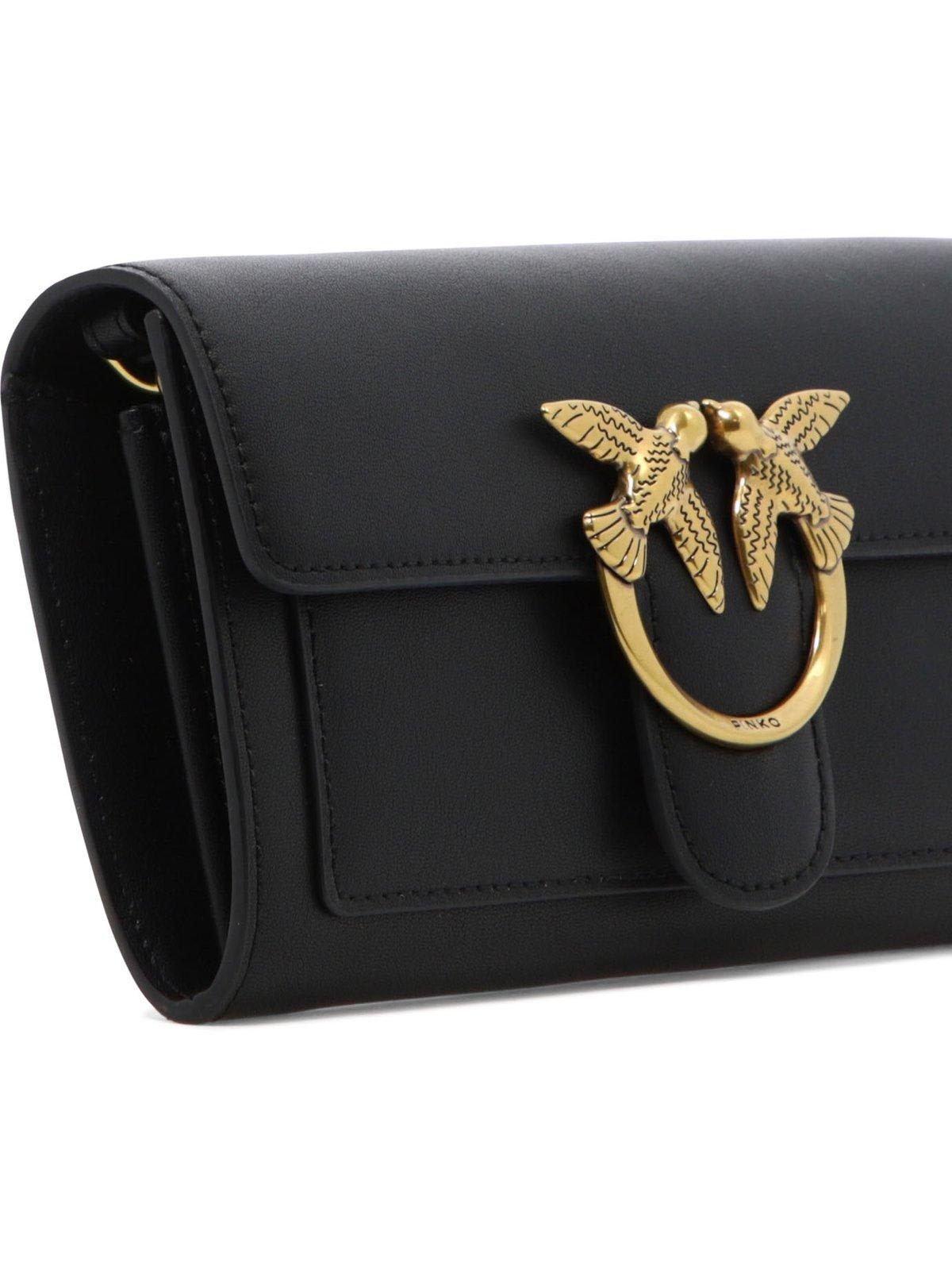 Pinko Love Bag Simply Crossbody Clutch Bag In Black