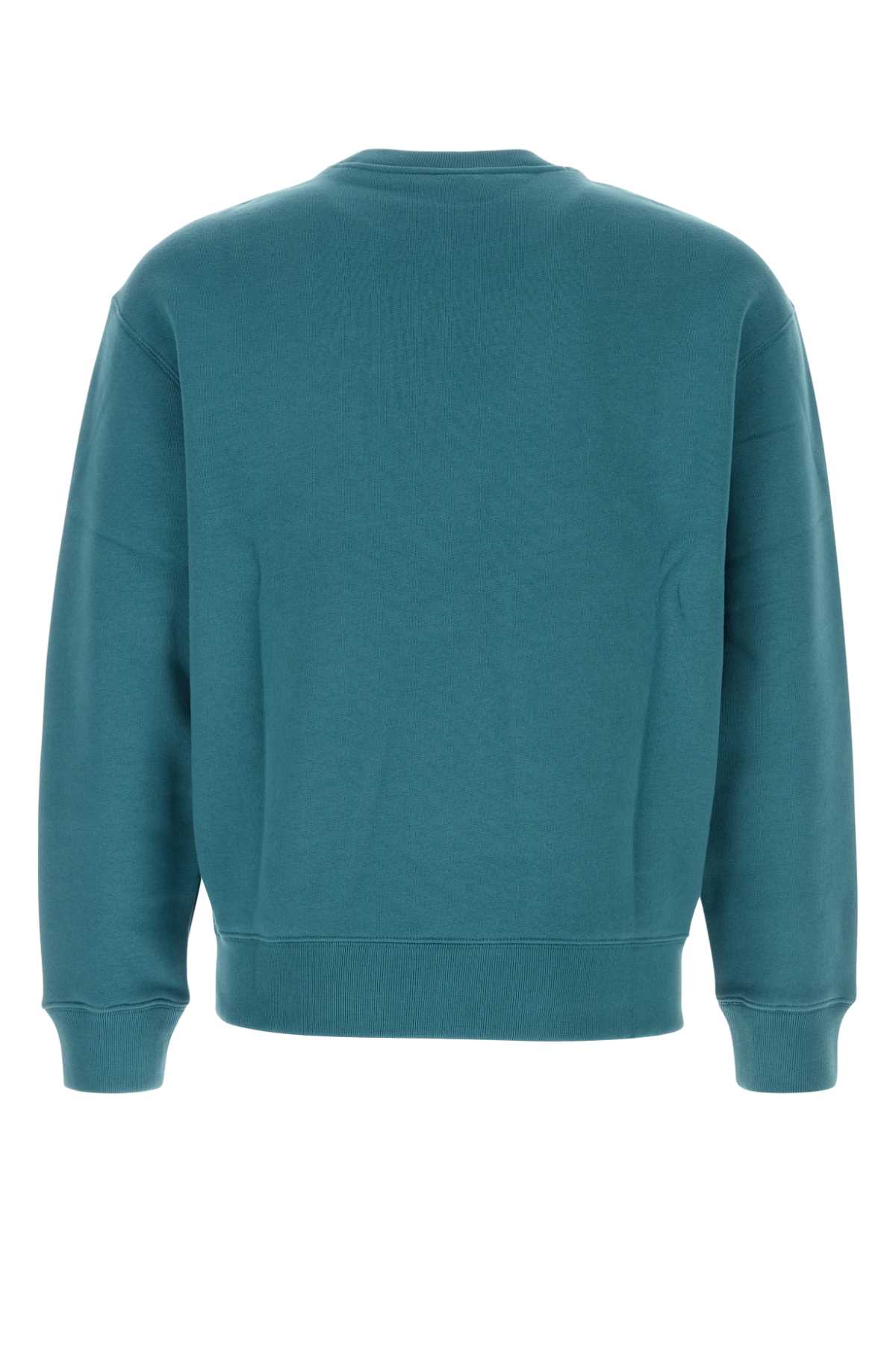 Shop Maison Kitsuné Air Force Blue Cotton Sweatshirt In Lakeblue