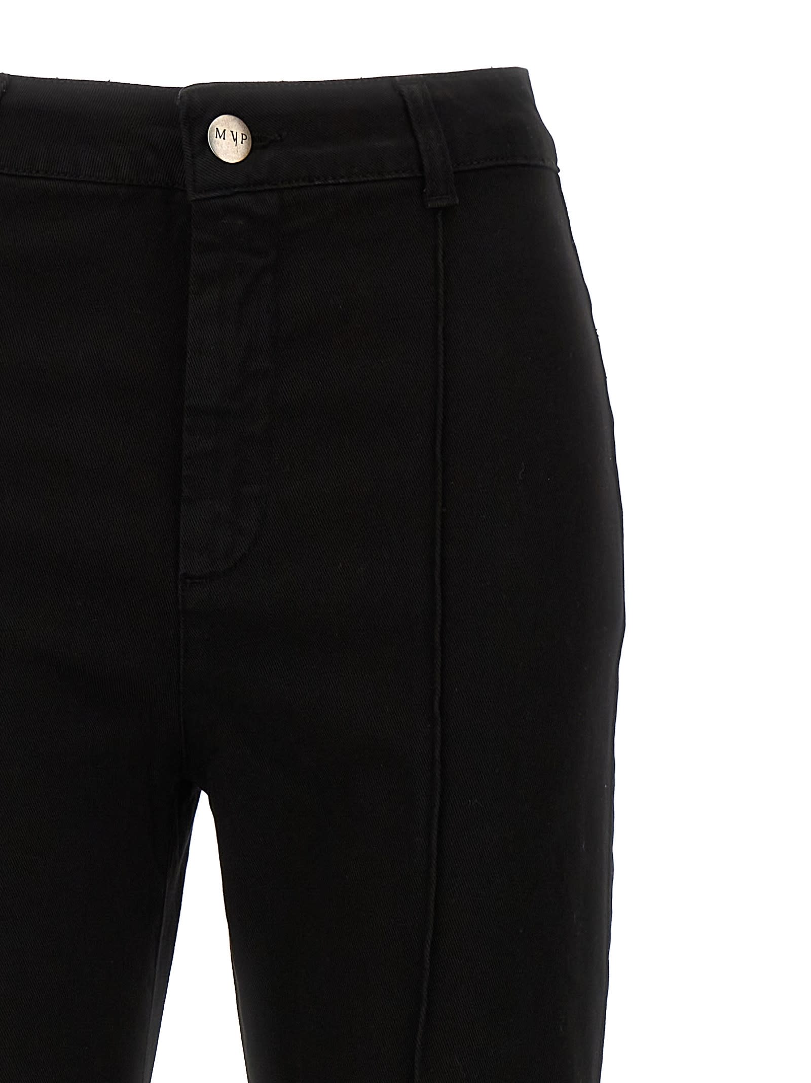 Shop Mvp Wardrobe Bonnet Jeans In Black