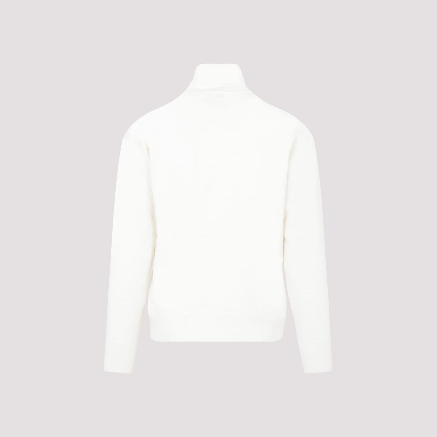 Shop Bally Turtleneck Sweater In Bone