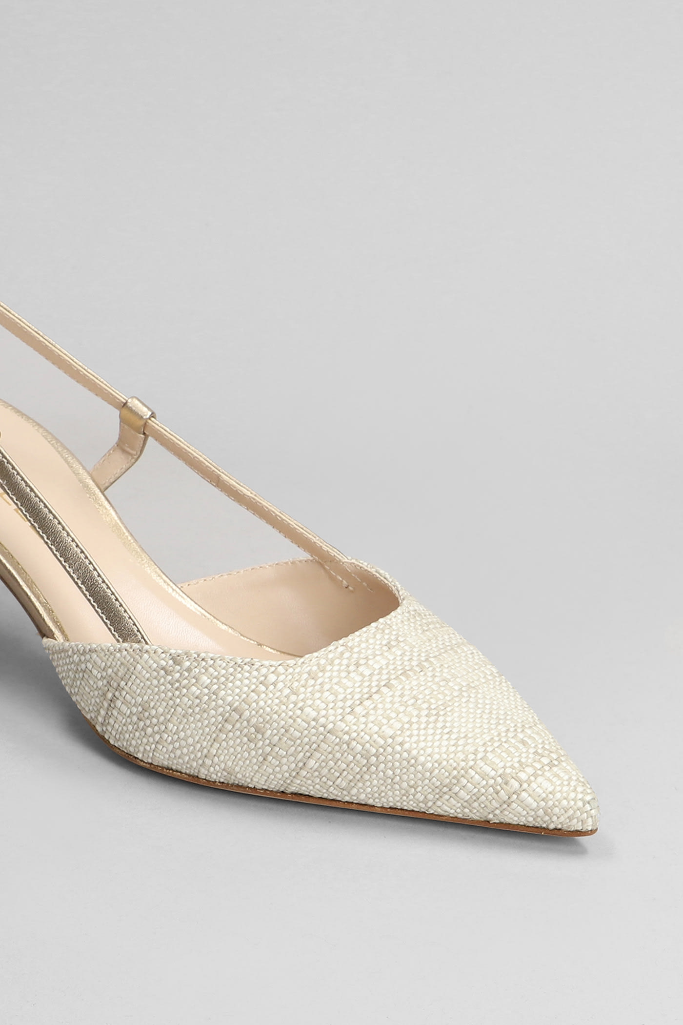 Shop The Seller Pumps In Beige Fabric