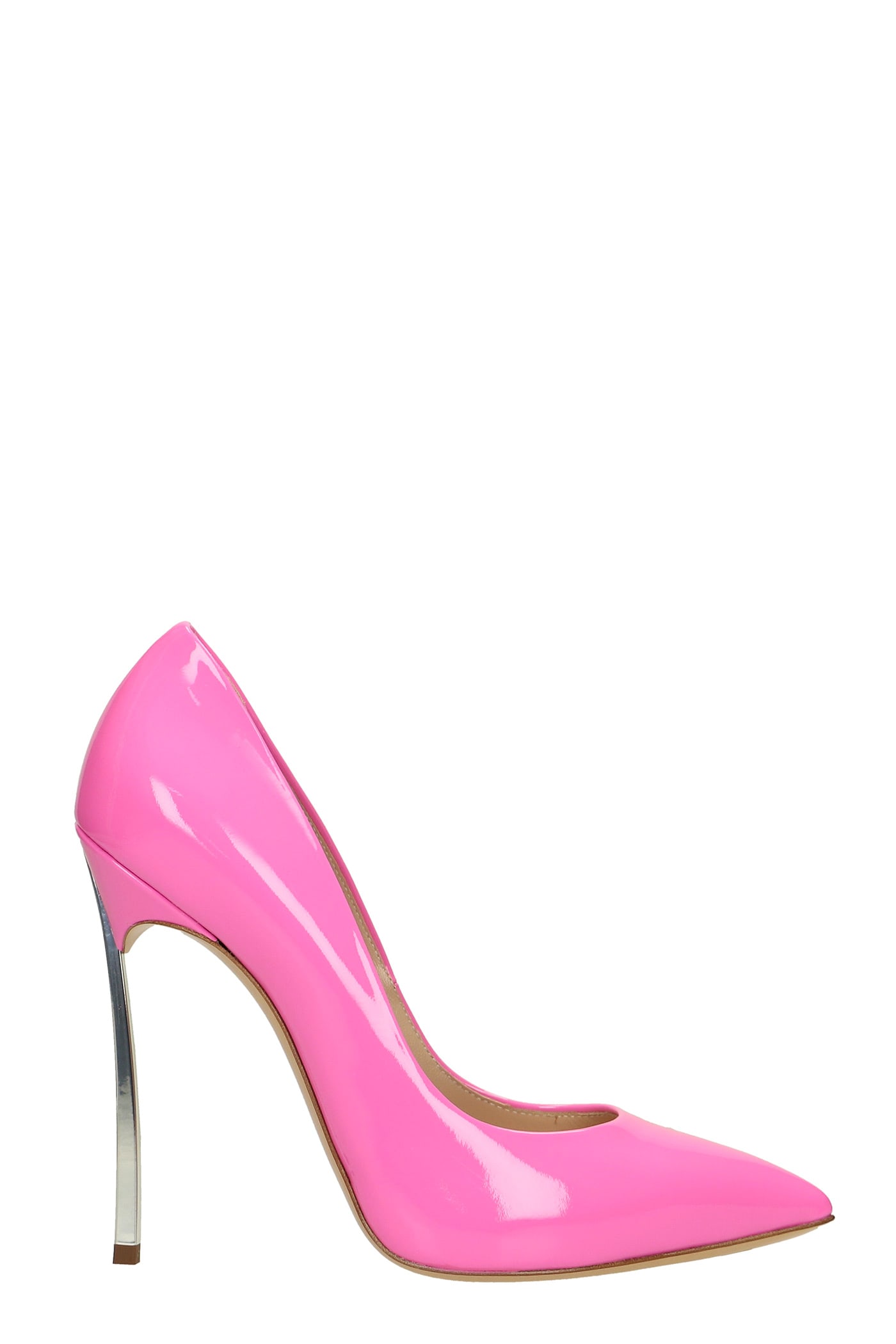 Casadei Pumps In Rose-pink Patent Leather