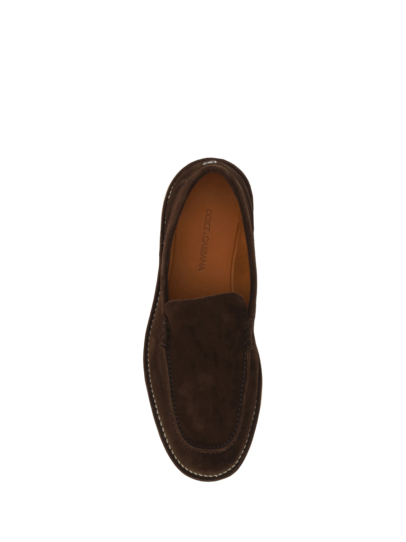 Shop Dolce & Gabbana Loafers In Ebono1