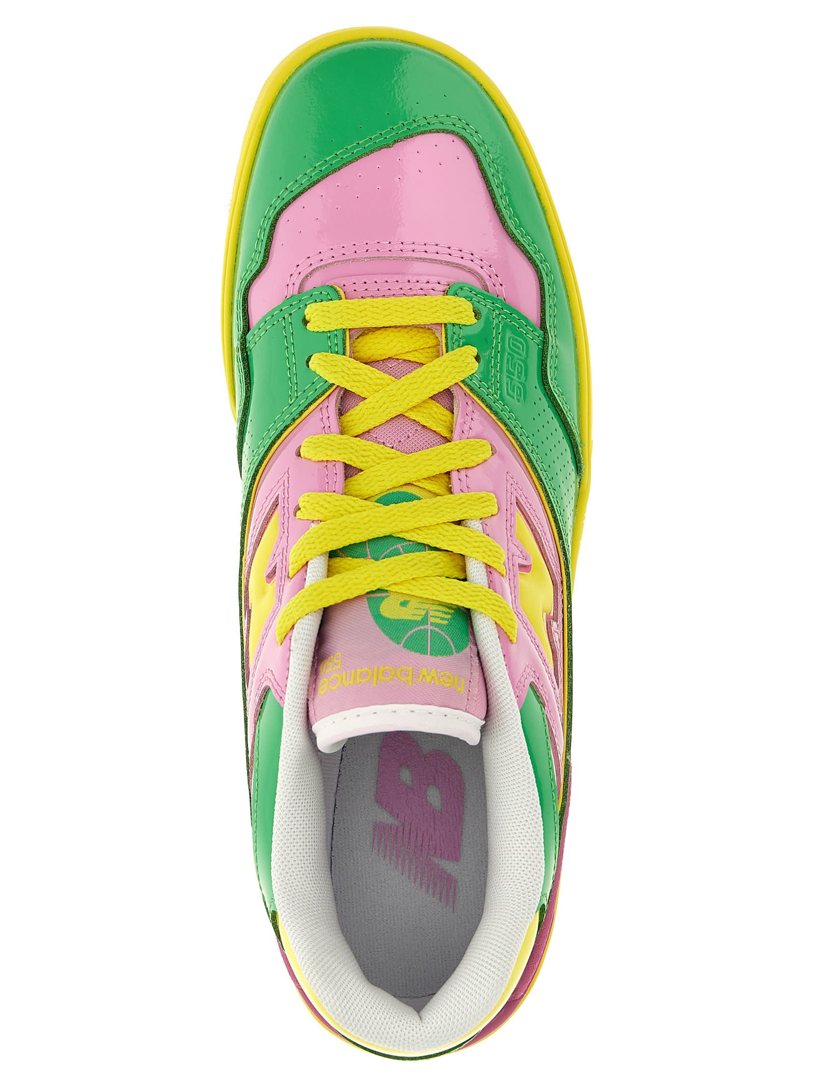 スニーカー NEW BALANCE Women Sneakers HU550YKA Green New Balance 550yka In Green/pink | ModeSens