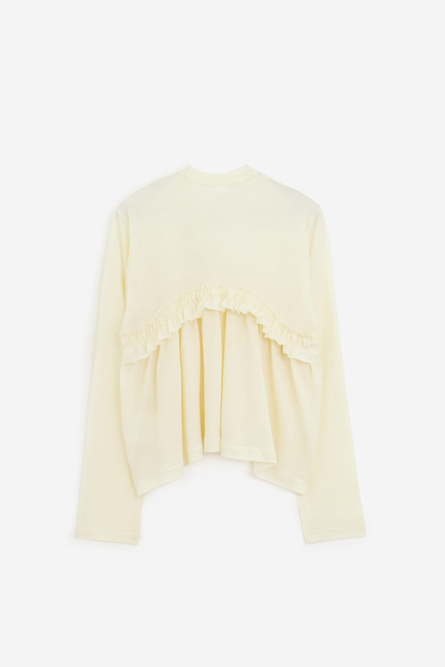 Comme Des Garçons Longsleeve In Cream