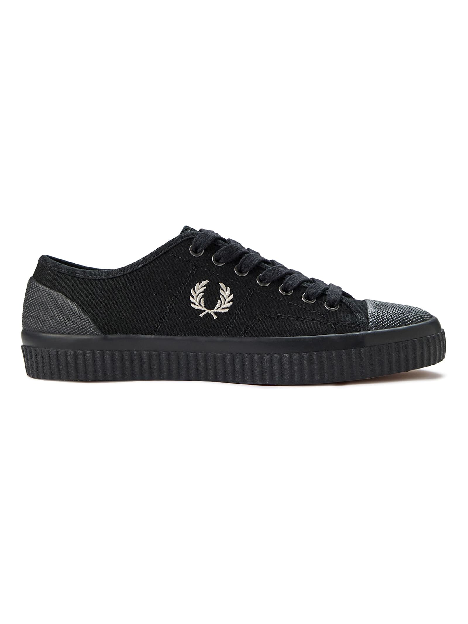 Fred Perry Canvas Sneakers With Logo Embroidery