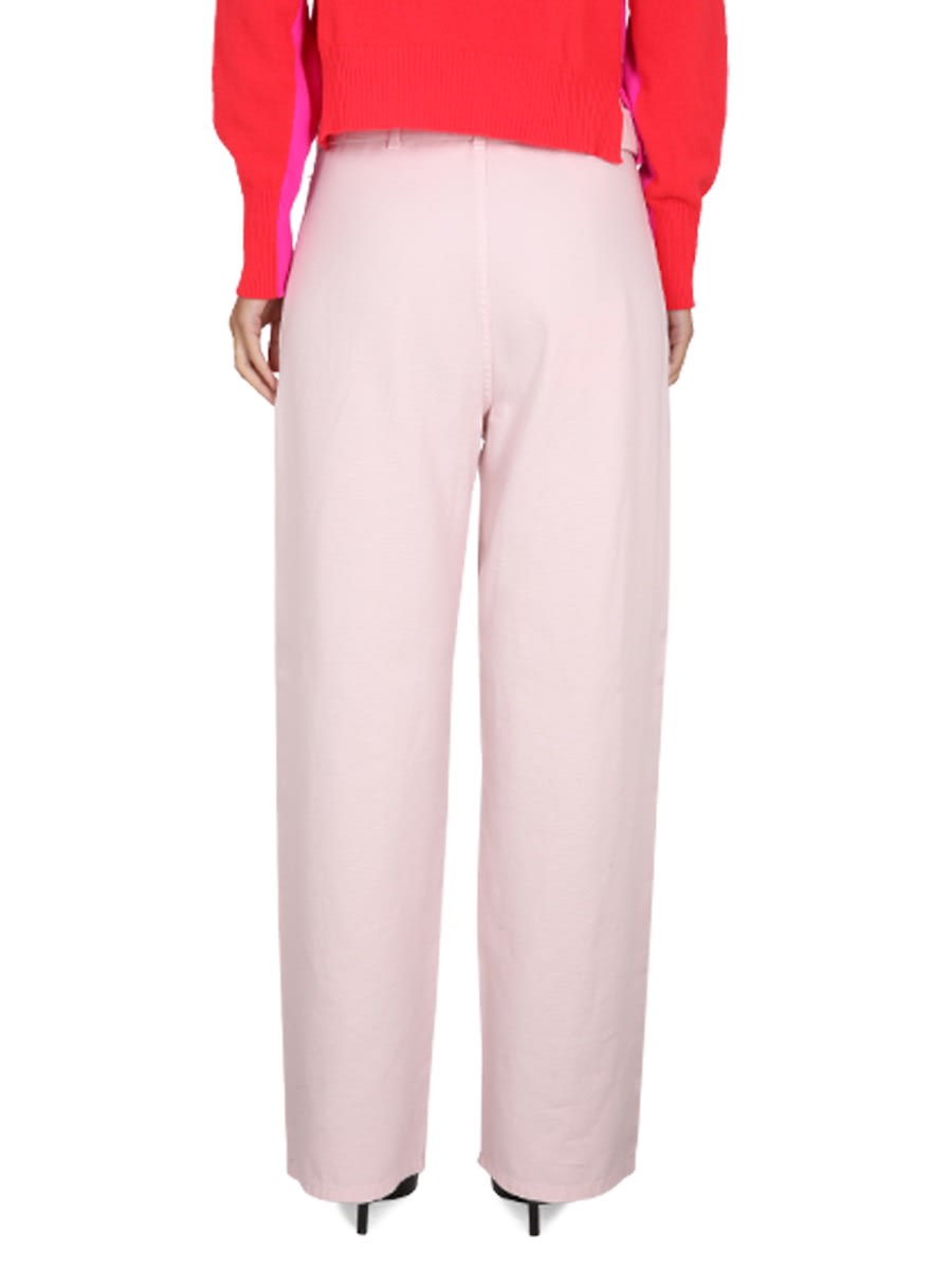Shop Philosophy Di Lorenzo Serafini Denim Pants In Pink