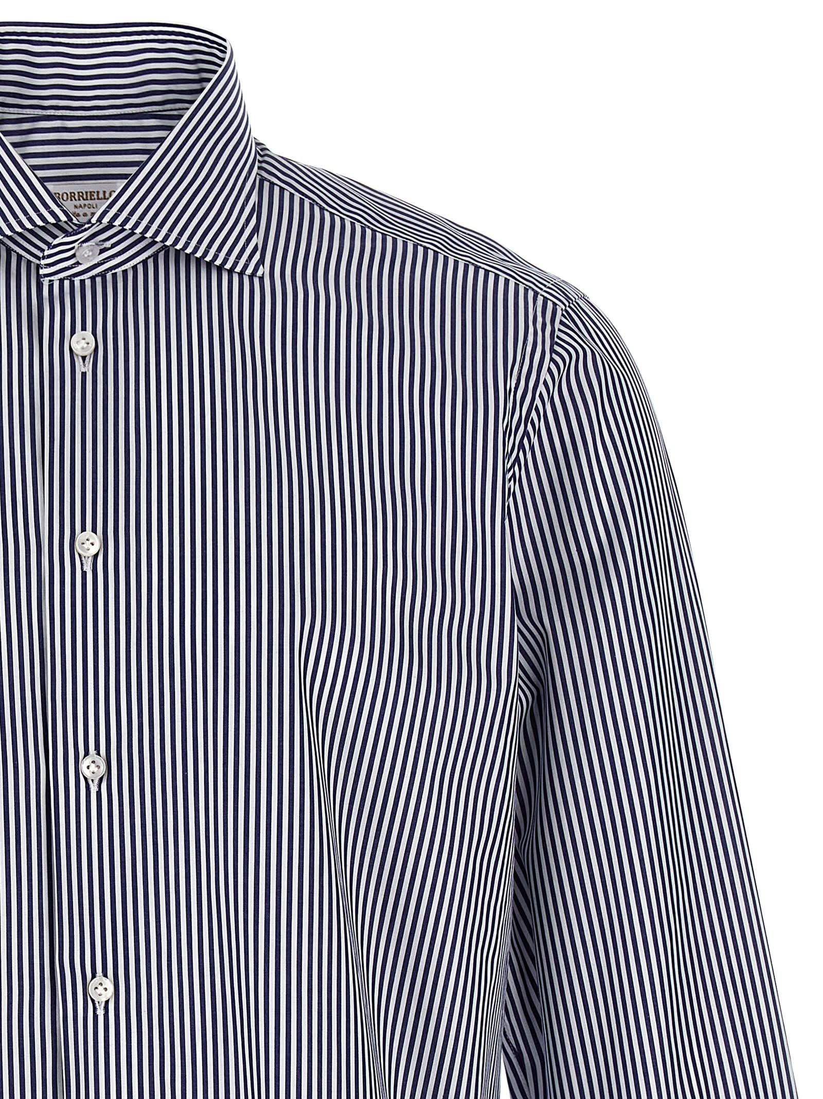 Shop Borriello Napoli Marechiaro Shirt In Light Blue