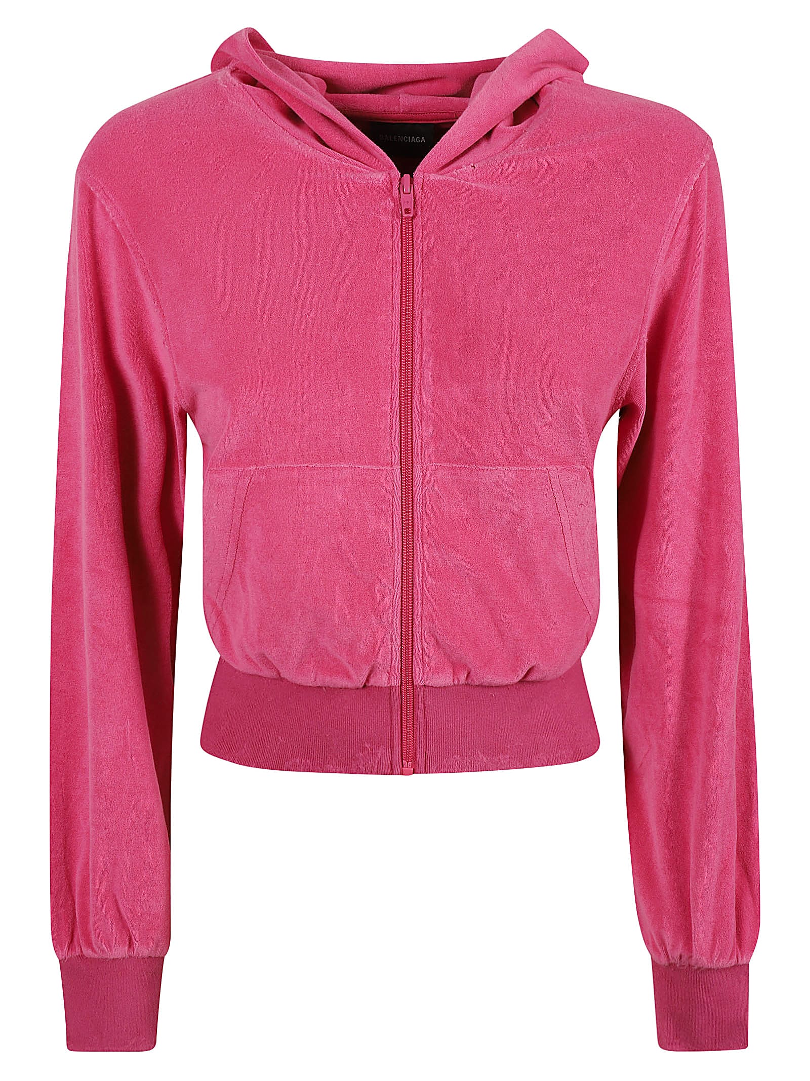 Shop Balenciaga Tracksuit Jacket In Dark Pink