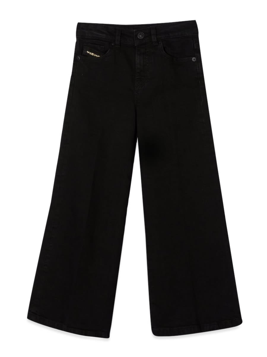 Shop Diesel Pants In Black