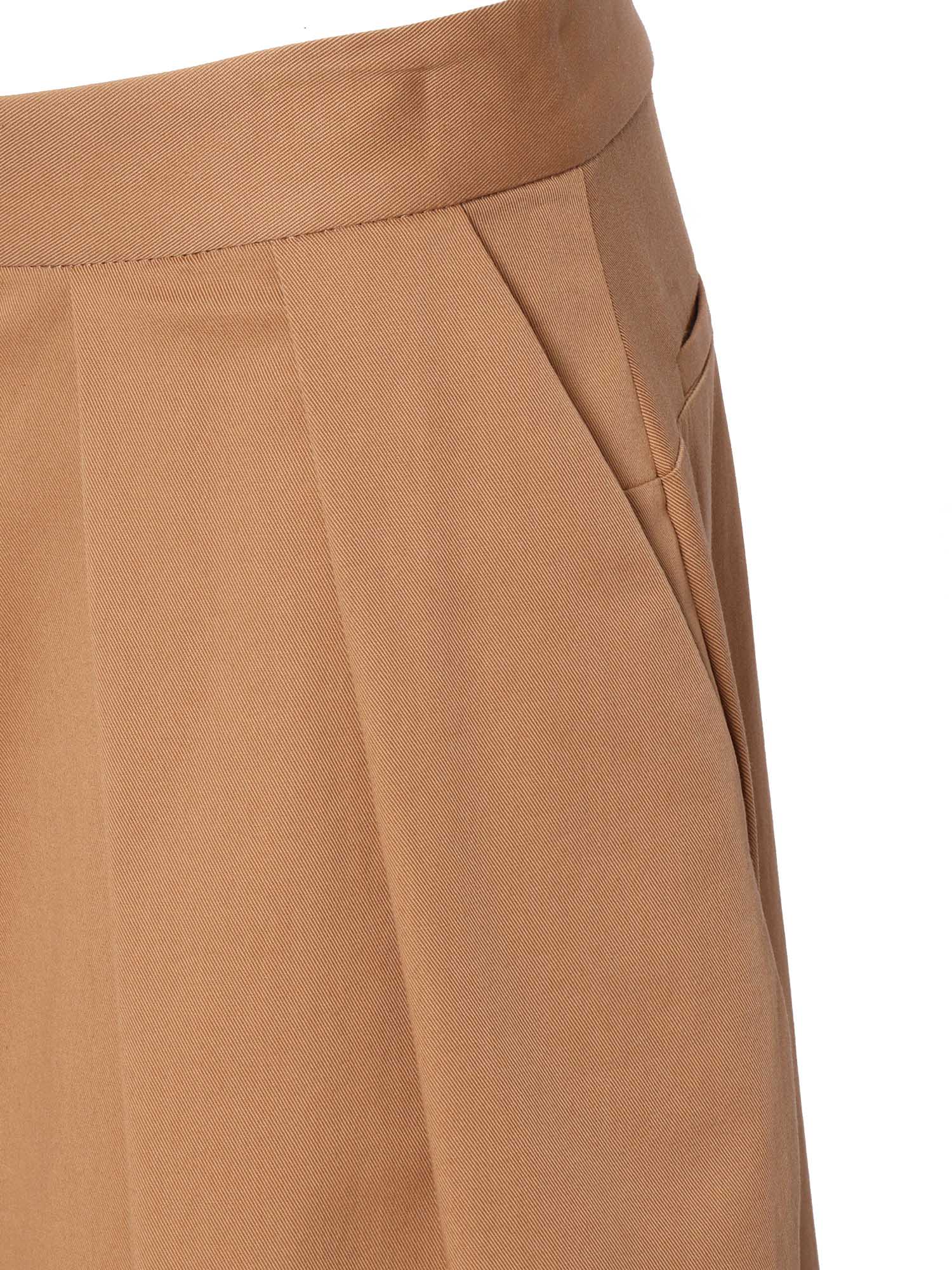 Shop Fabiana Filippi Camel Colored Midi Skirt