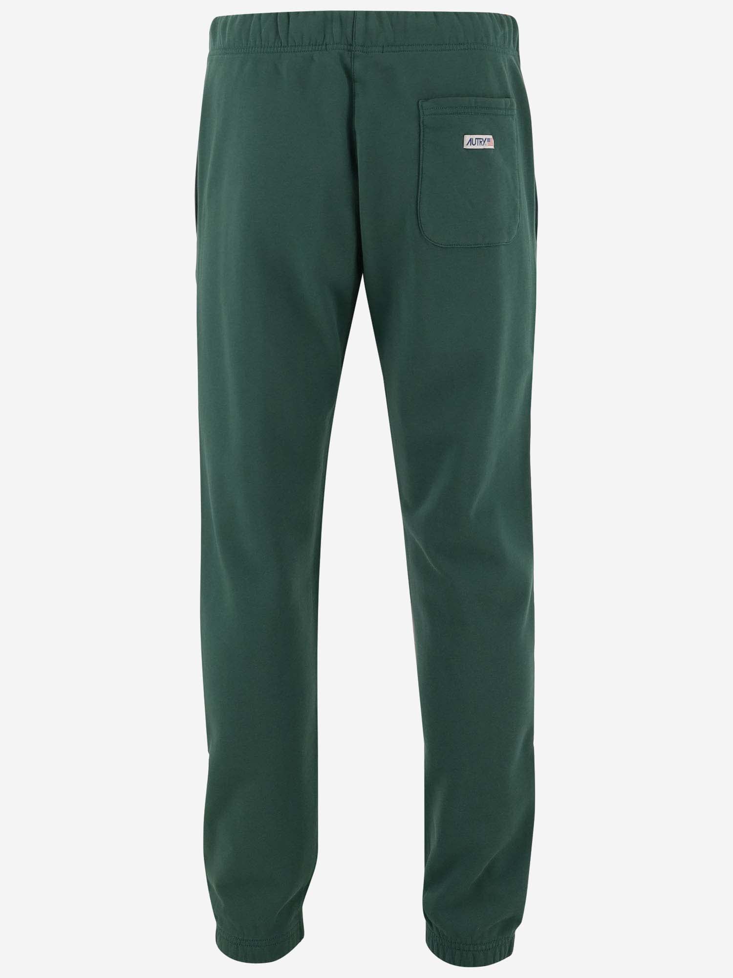 Shop Autry Joggers Track Pants In Green