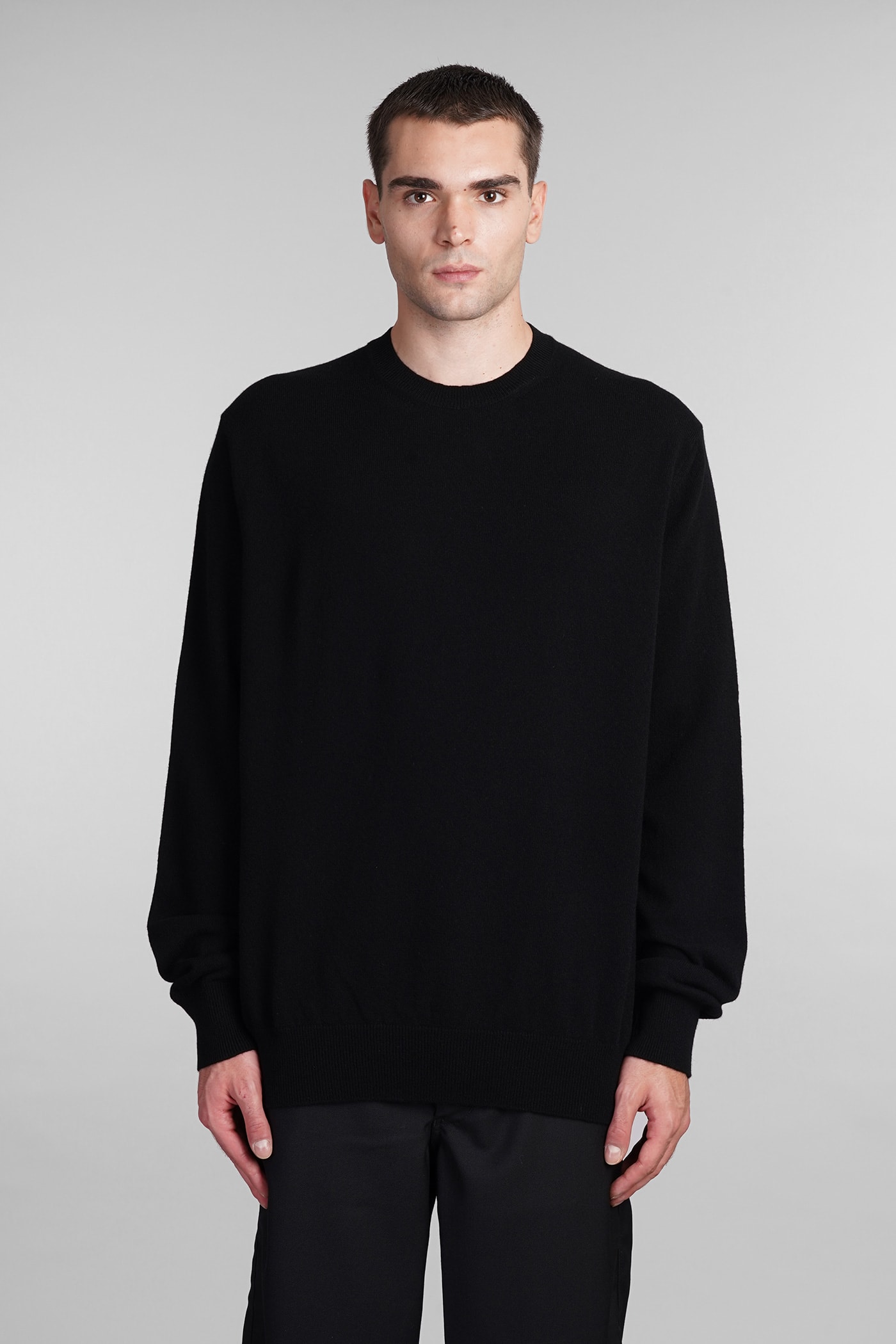 Comme des Garçons Shirt Knitwear In Black Wool