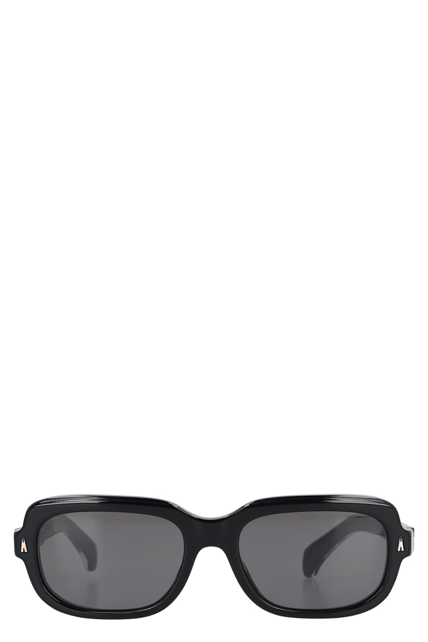 Moncler Suntrap Rectangular Frame Sunglasses In Black