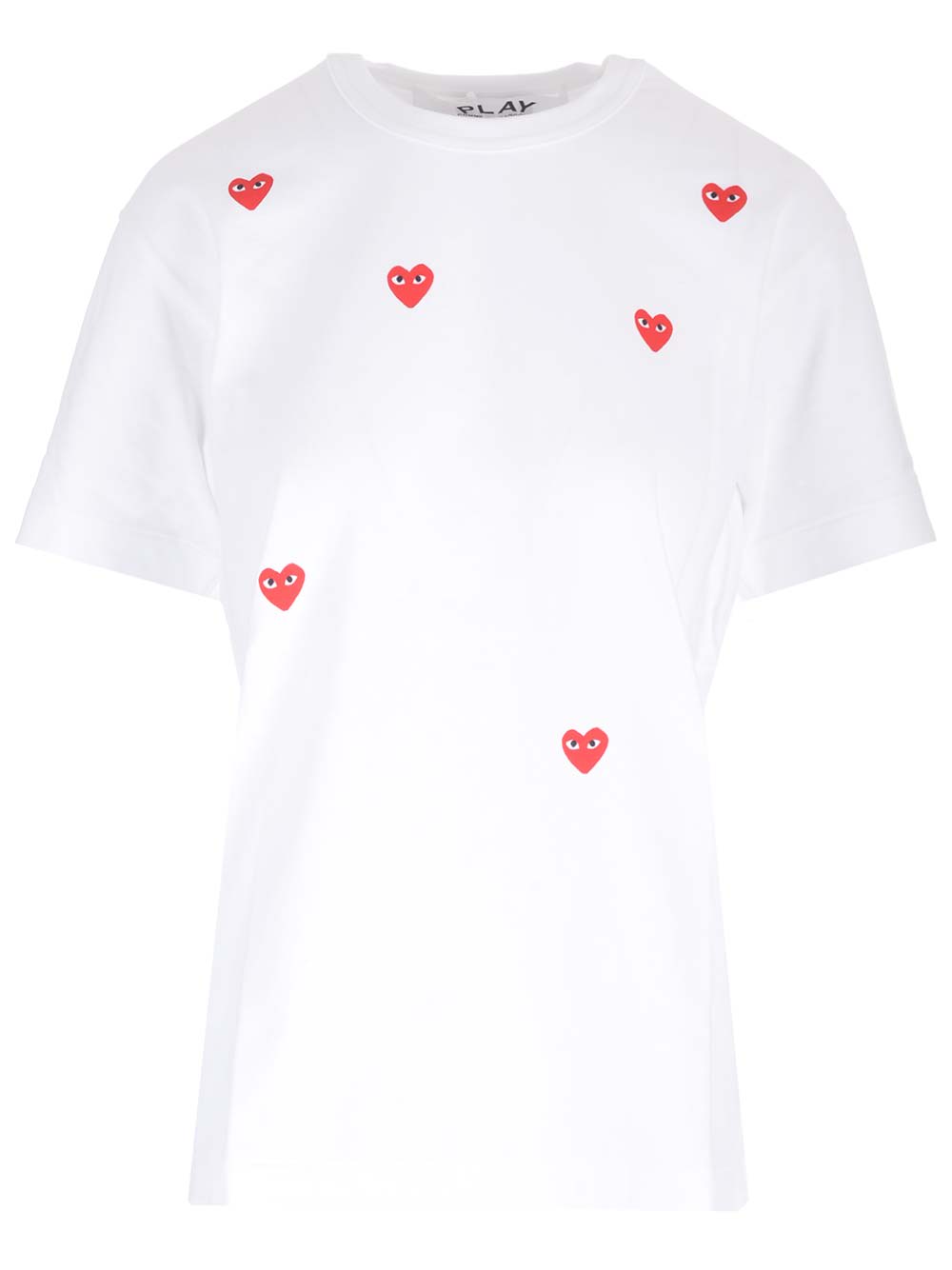 Comme des Garçons Play T-shirt With Mini Red Hearts