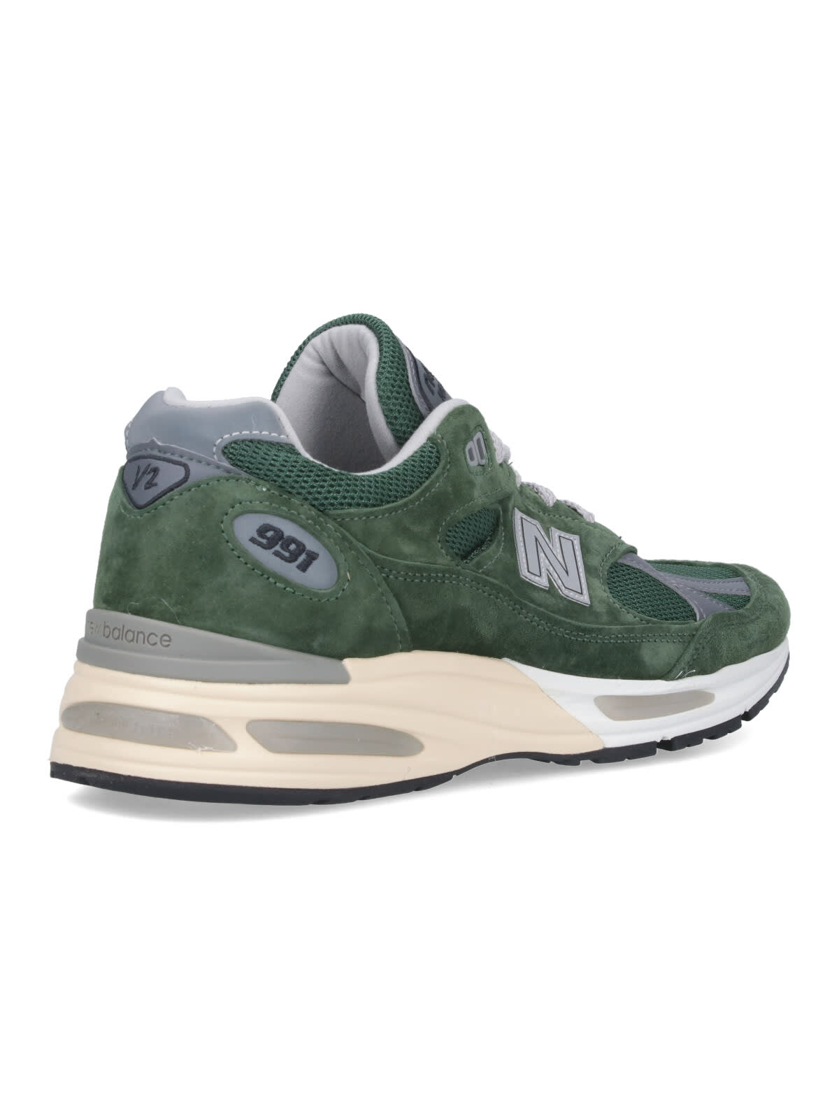 Shop New Balance Made In Uk 991v2 Sneakers In Green