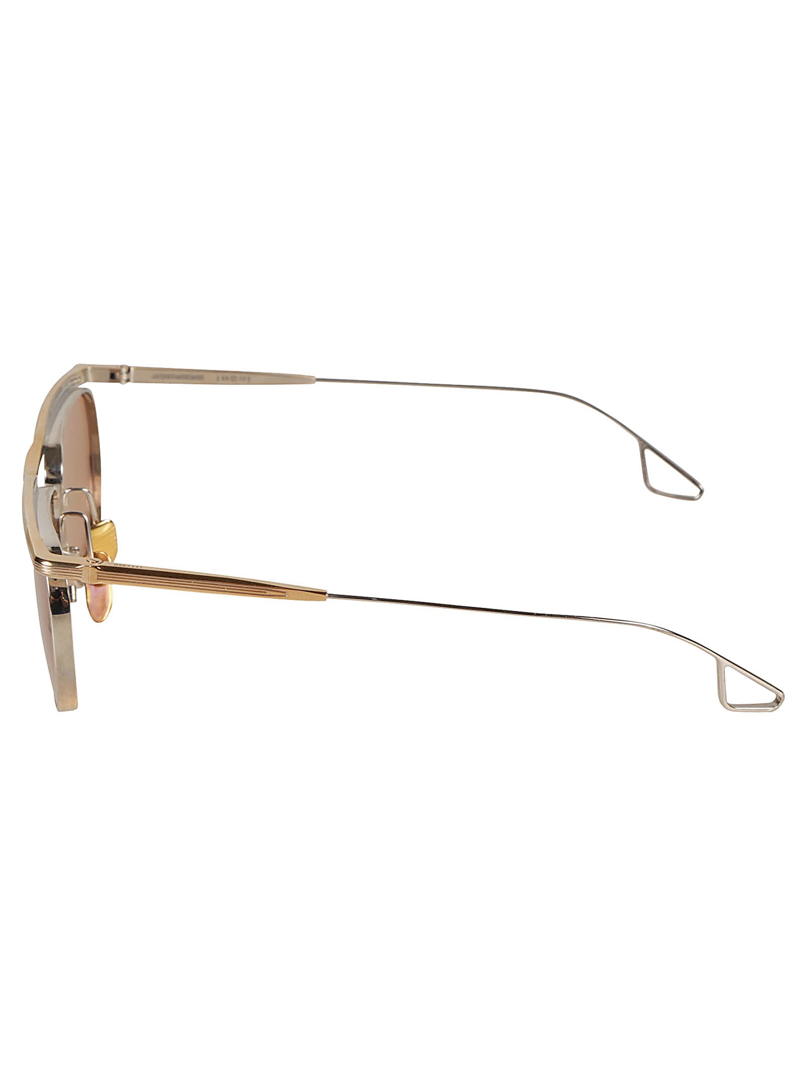Shop Jacques Marie Mage Seberg Sunglasses Sunglasses In Gold