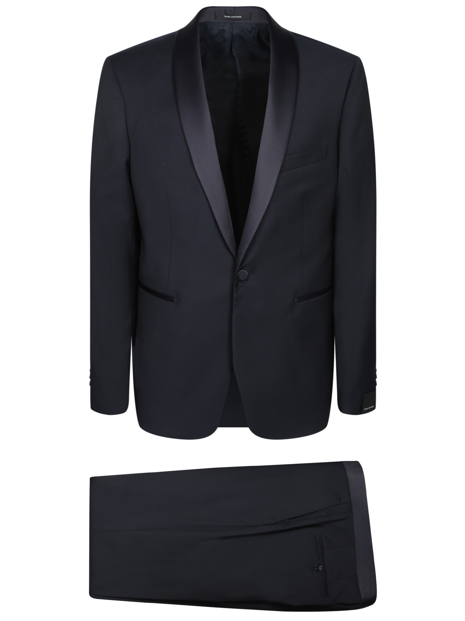 Tagliatore 3-piece Blue Tuxedo Suit - Tagliatore - Modalova