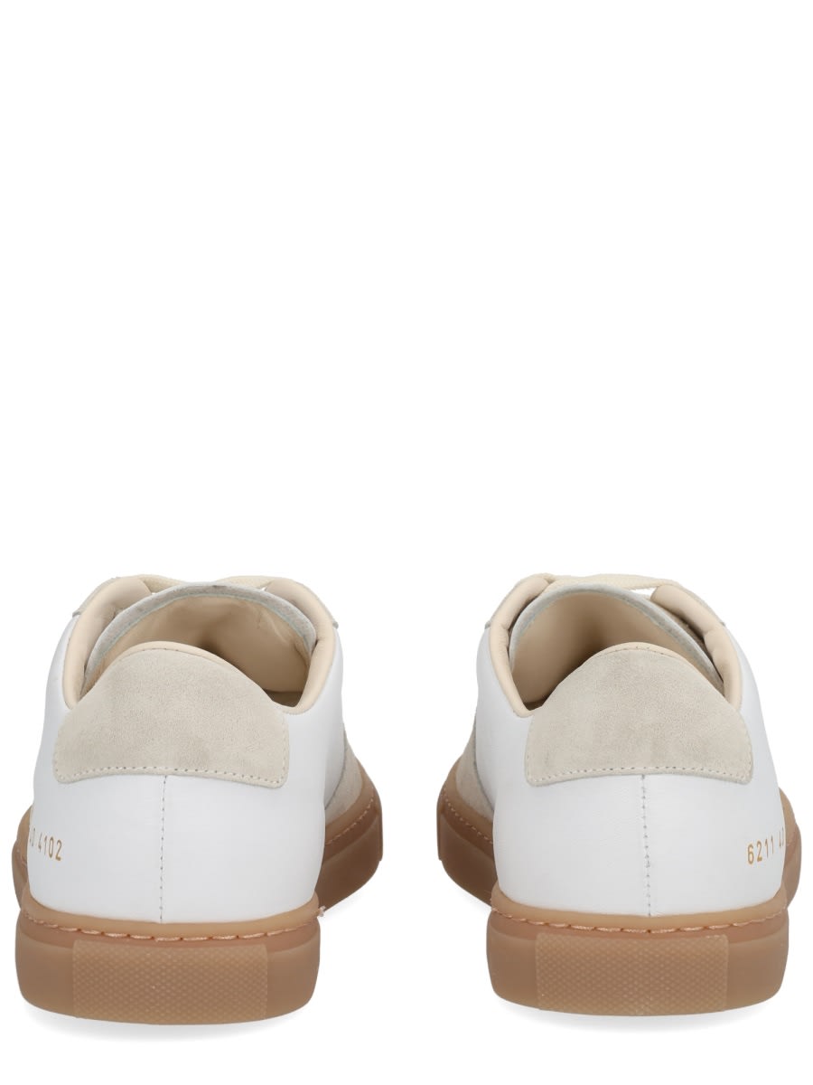 Common Projects Contemporary Low-top Sneakers Contrast Sole In White