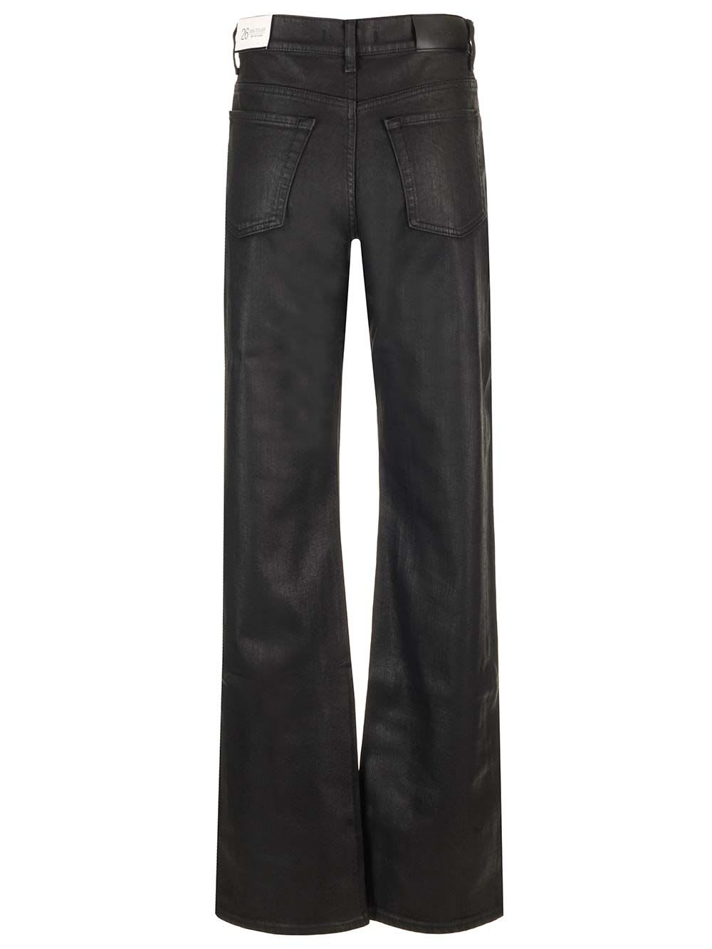 Shop 7 For All Mankind Jeans Spalmati Tess In Black