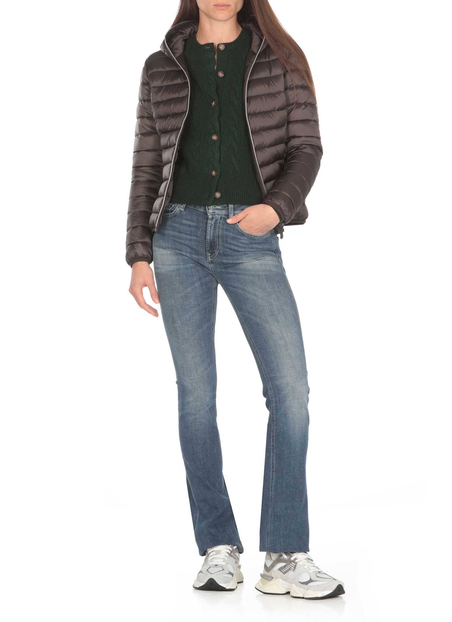 Shop Save The Duck Alexis Jacket In Brown