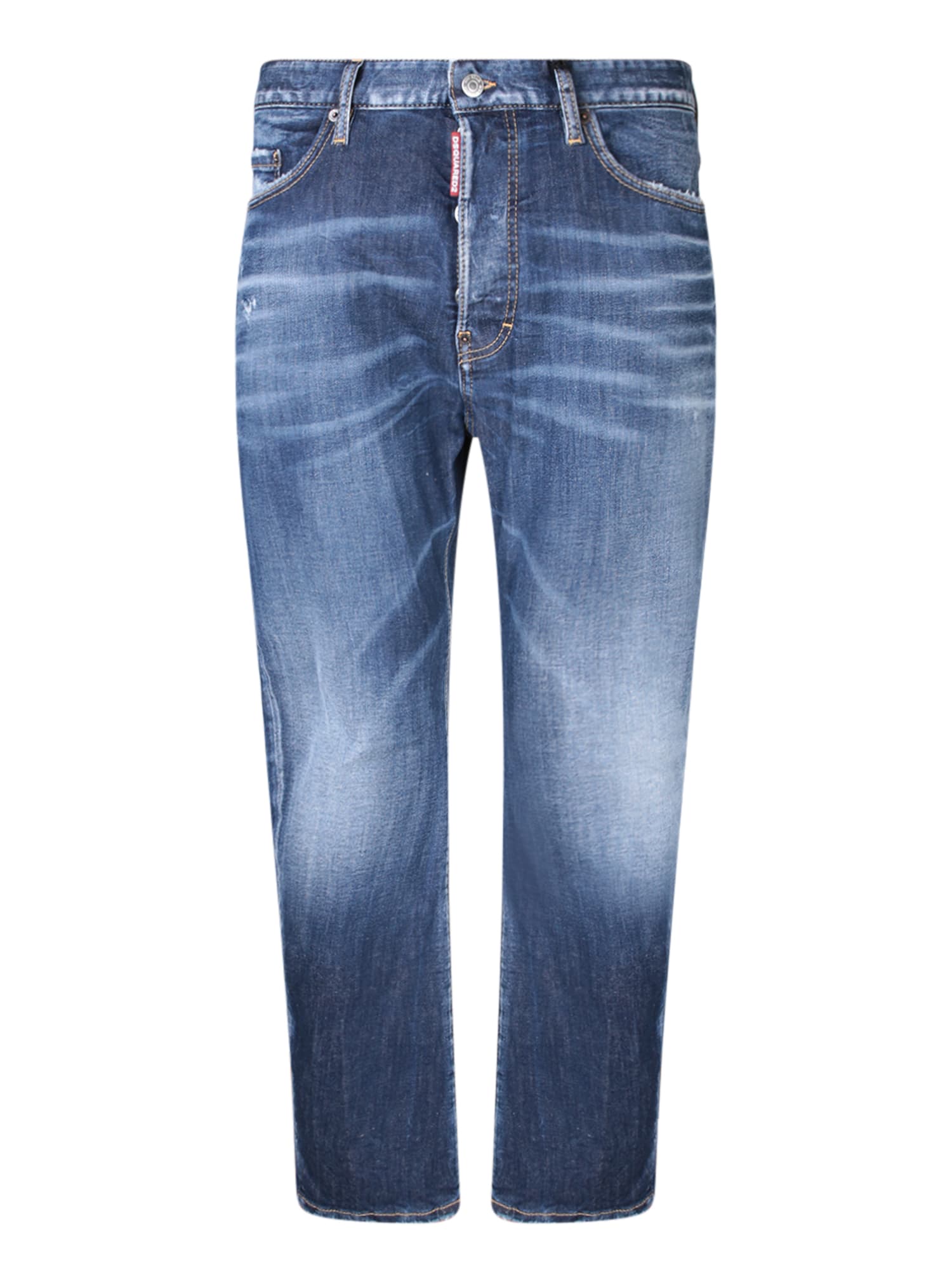 Shop Dsquared2 Bro Blue Jeans