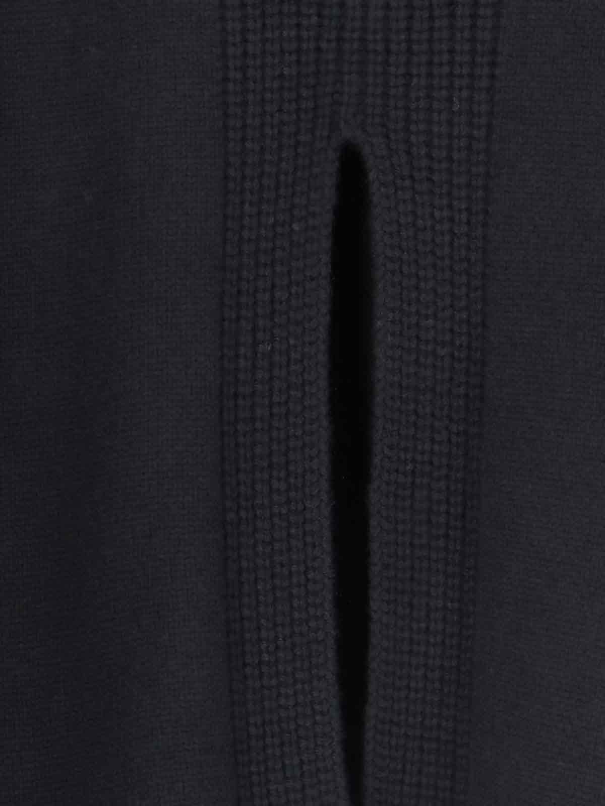 Sa Su Phi Crew Neck Pure Cashmere Sweater In Black