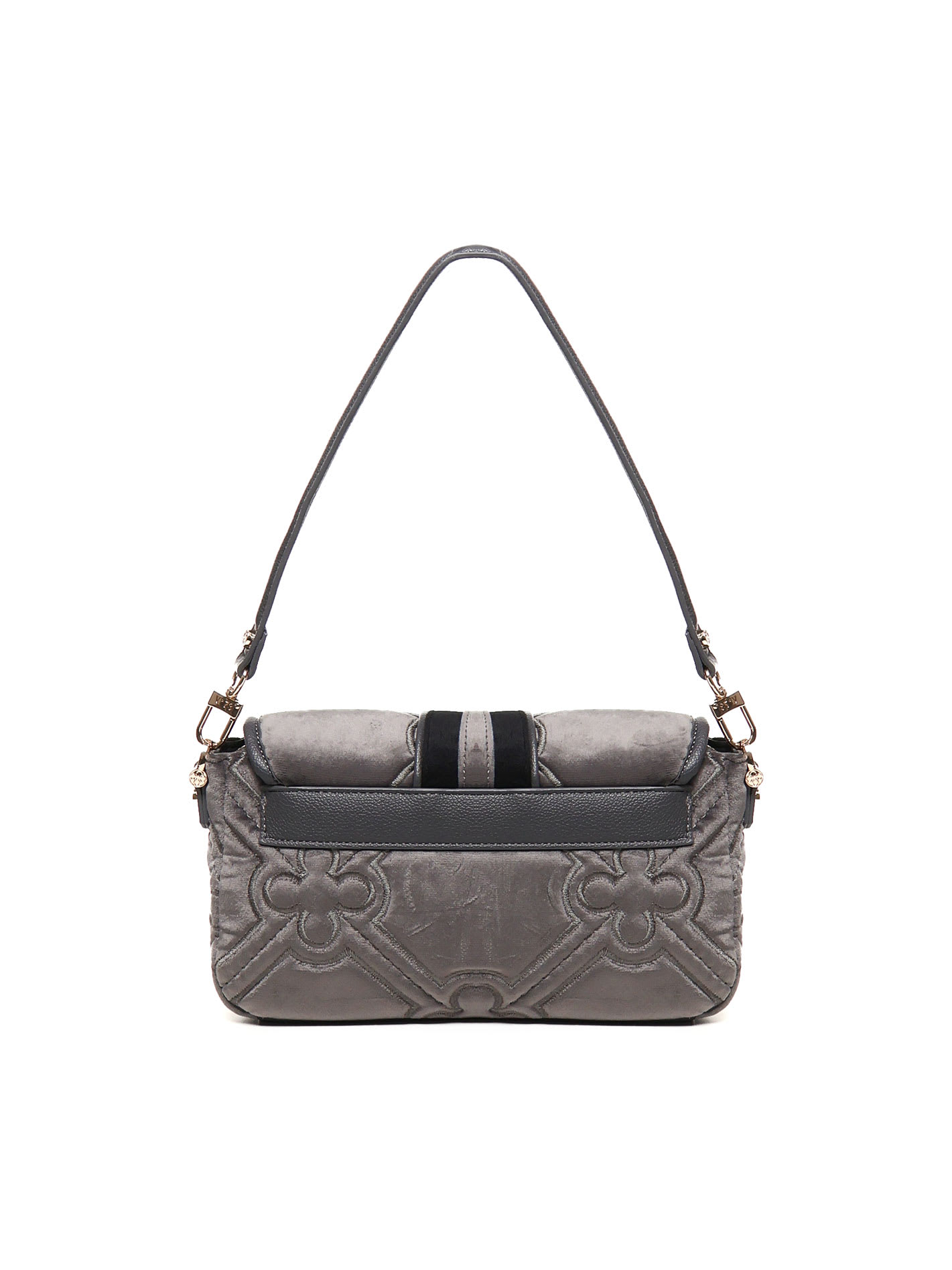 Shop V73 Dana Shoulder Bag In Grey, Black