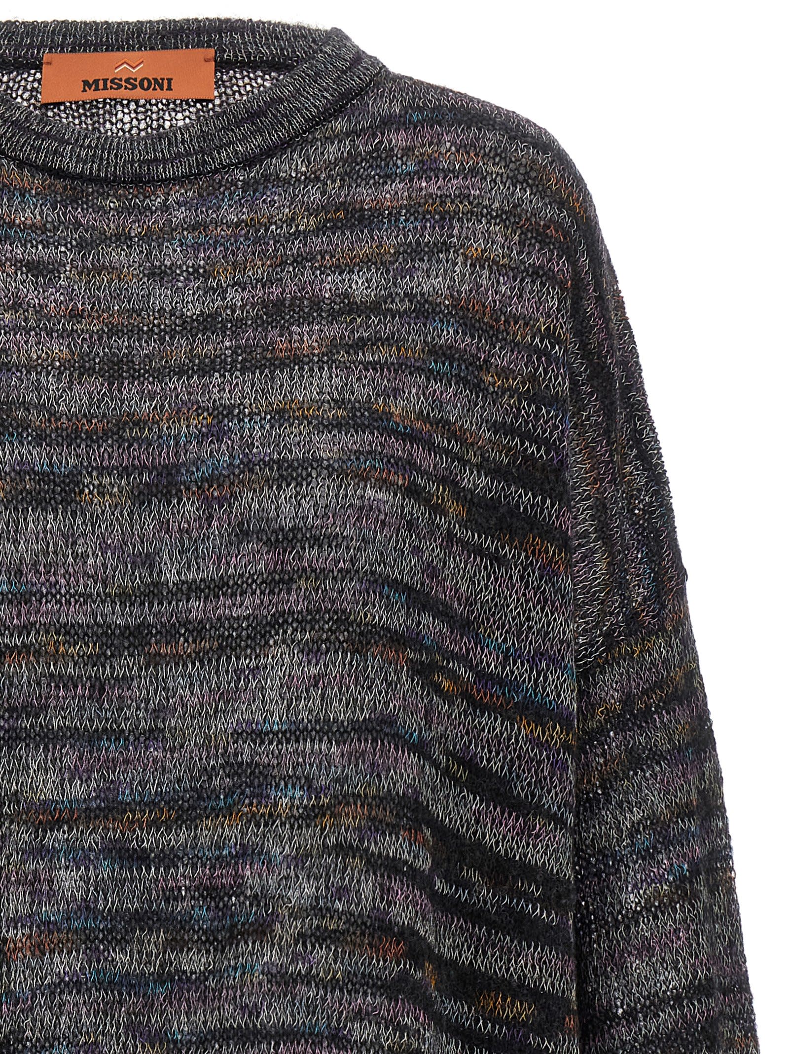 Shop Missoni Tie-dye Pattern Sweater In Multicolor