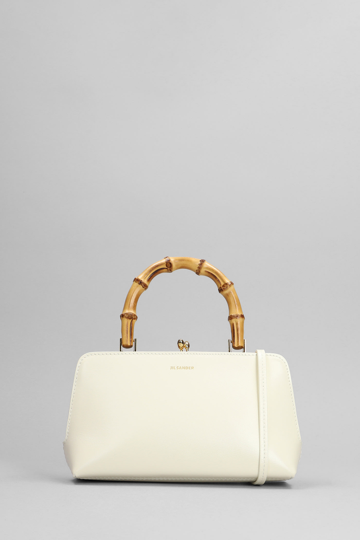 Jil Sander Off-white Goji Bamboo Mini Bag In White