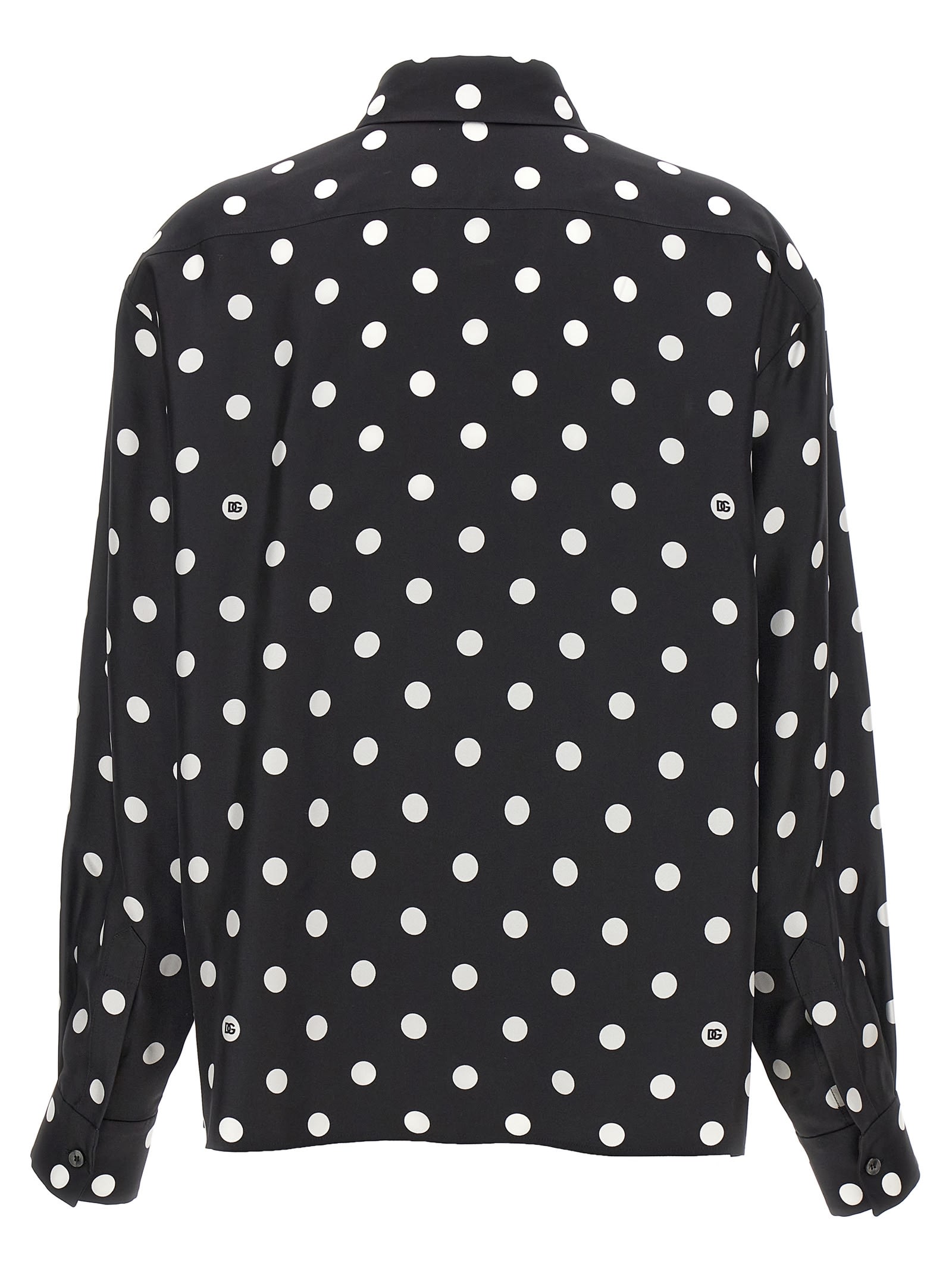 Shop Dolce & Gabbana Mambo Shirt In White/black