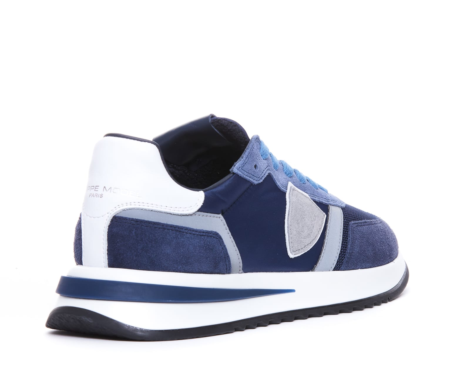 Shop Philippe Model Tropez Sneakers In Blue
