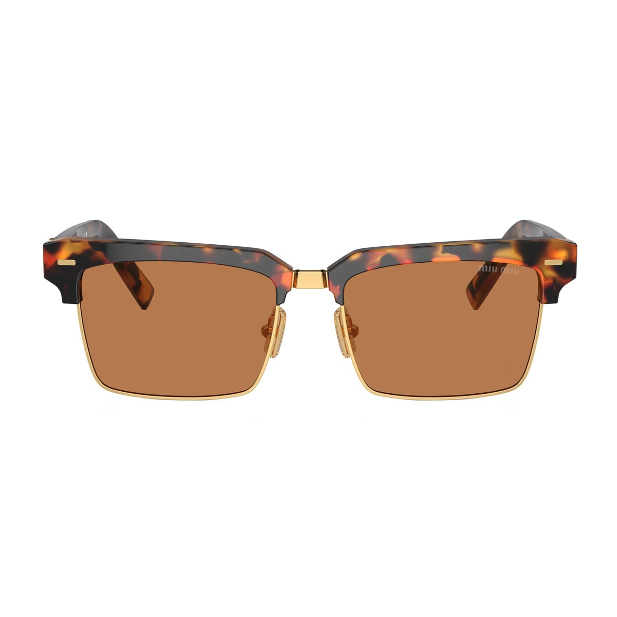 0mu 10zs Miu Miu Runway 19p2z1 Tortoise Brown Sunglasses