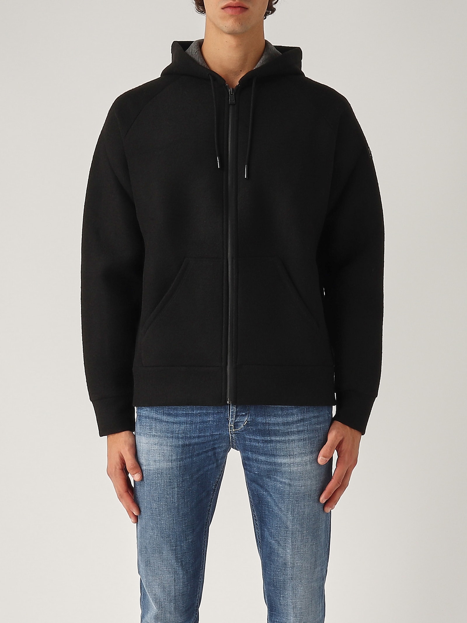 Shop Mc2 Saint Barth Carrel Hoodie Full Zip Hoodie In Nero