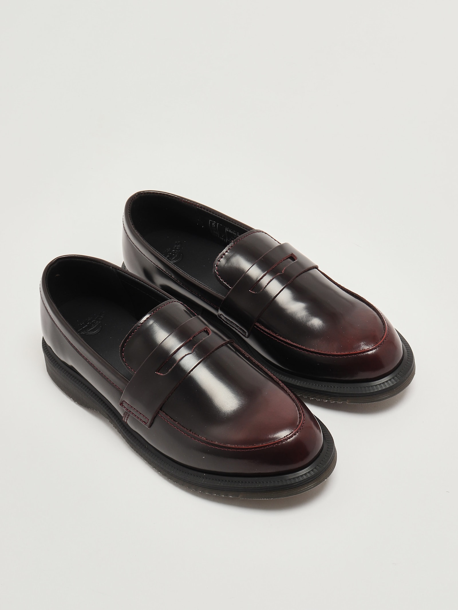 Dr. Martens Temara Arcadia Leather Loafers In Red