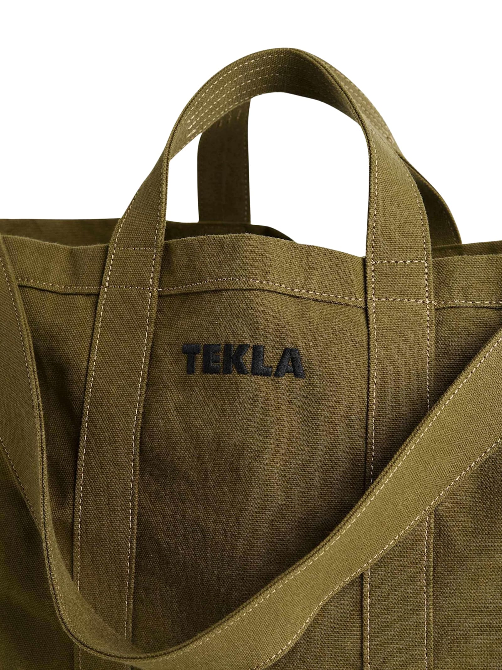 Tekla Shoulder Bag With Strap And Handles In Green