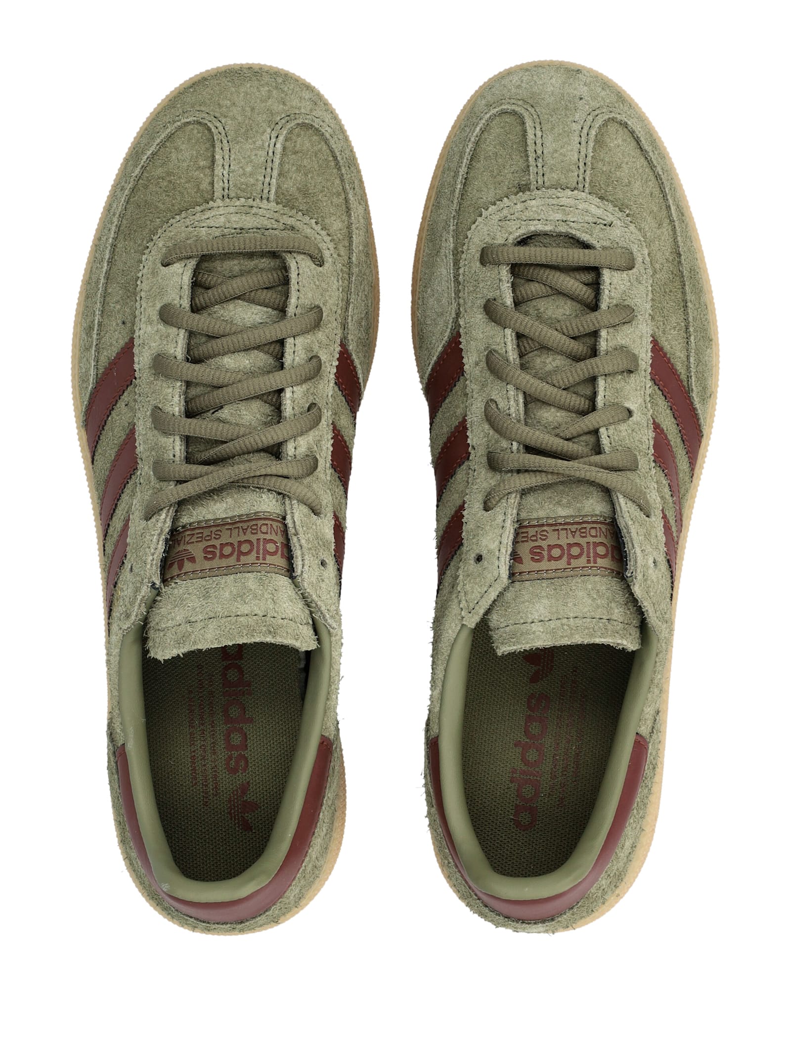 Adidas Originals Handball Spezial Suede Sneakers In Green