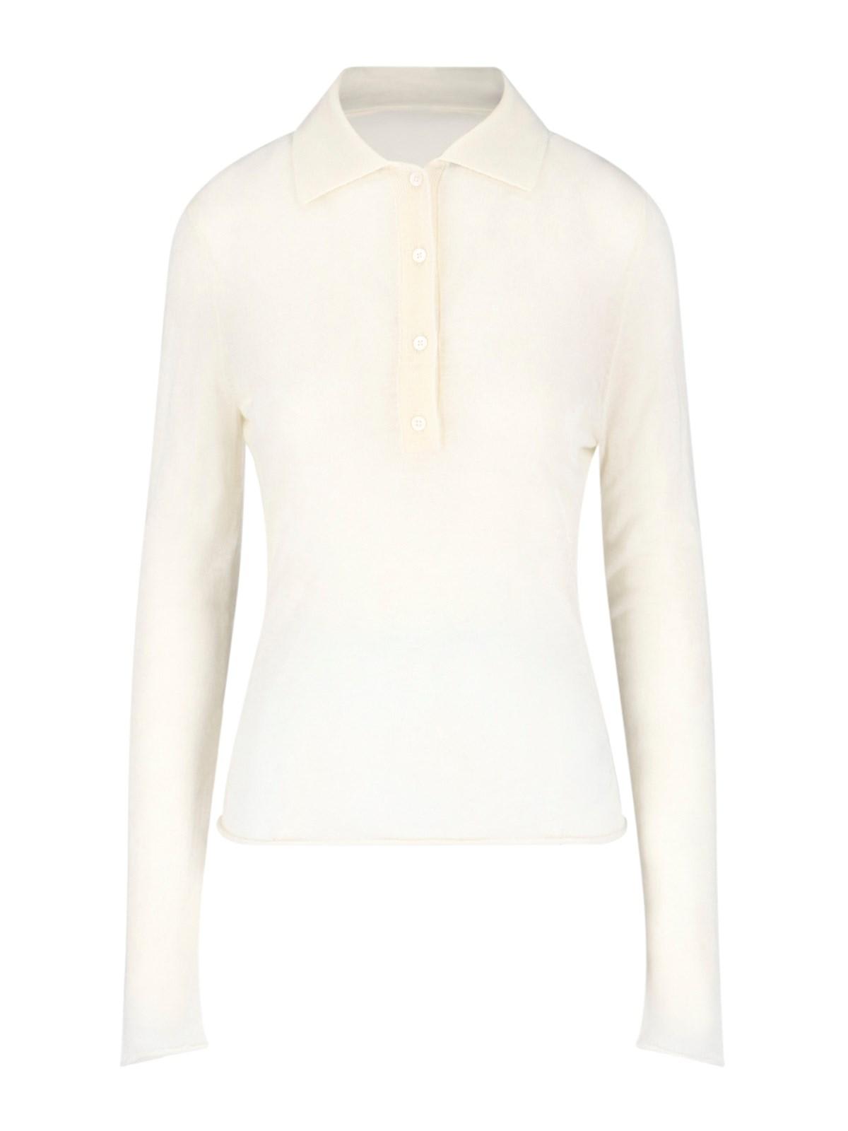 Shop Filippa K Tight Polo Shirt In White