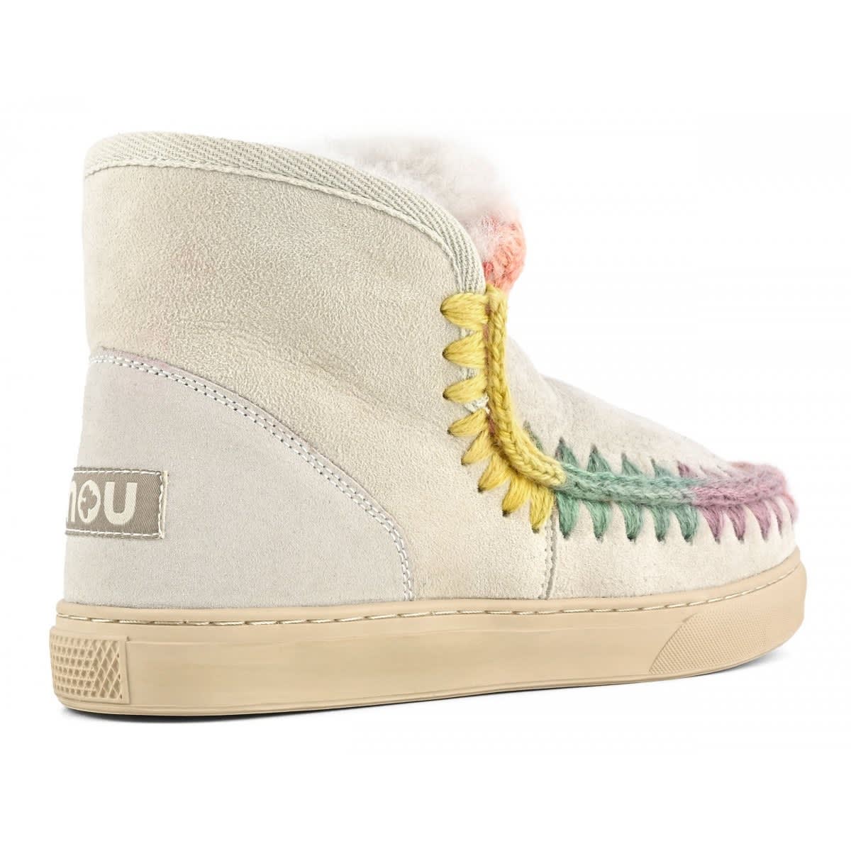 Shop Mou Eskimo Sneaker Donna Grigio In Gray