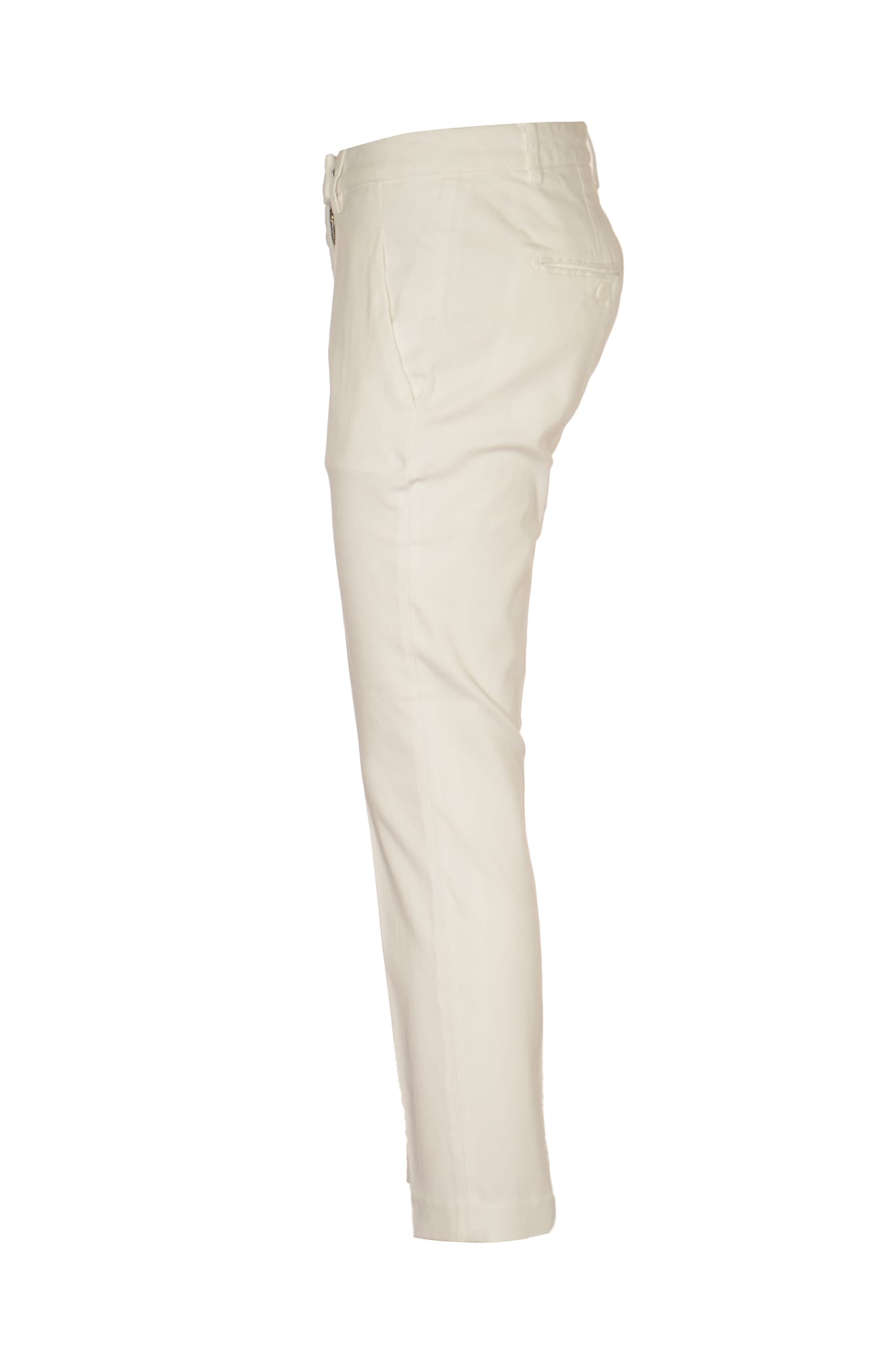 Shop Dondup Button Fitted Trousers