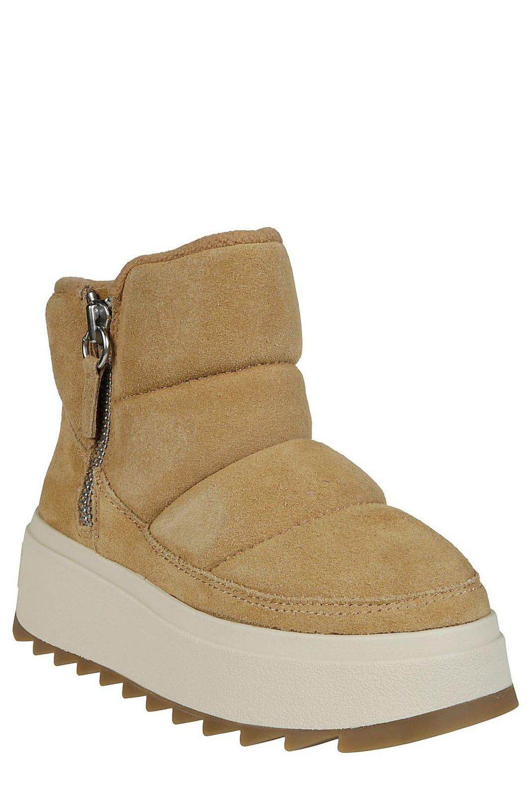 Shop Ash Malica Bis Padded Boots In Camel