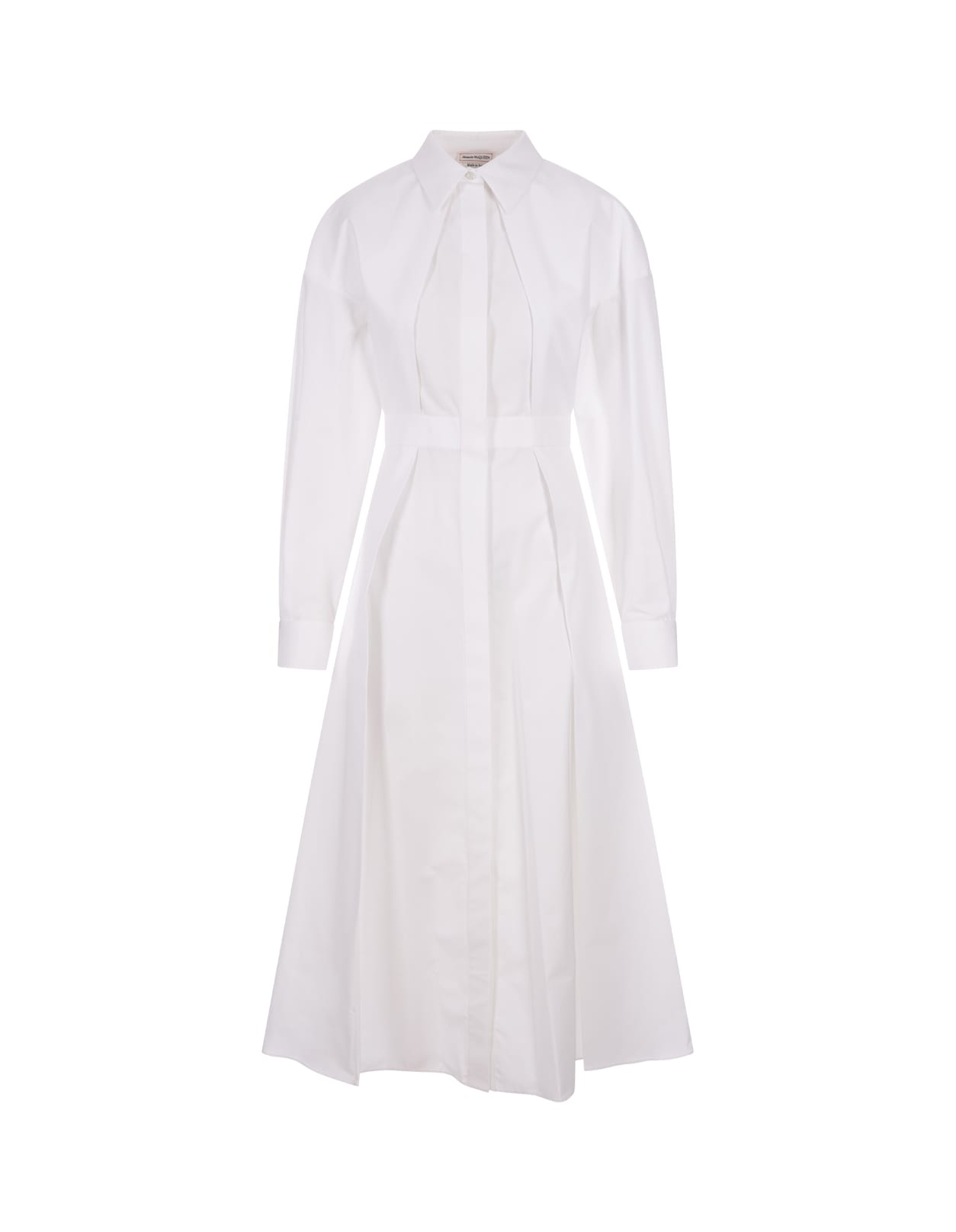 White Long Shirt Dress