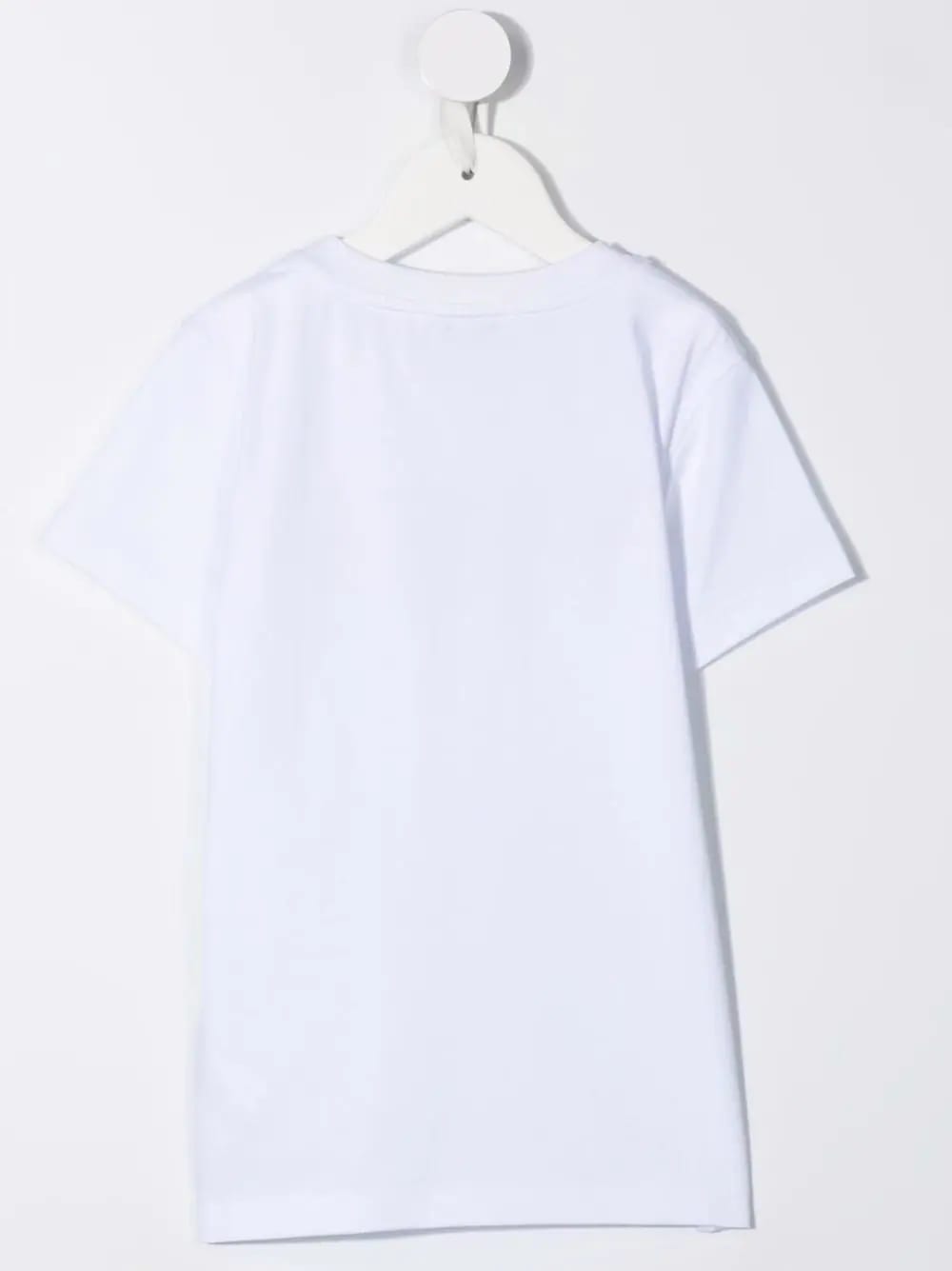 Shop Givenchy Kids White T-shirt With Multicolored Maxi Logo In Bianco