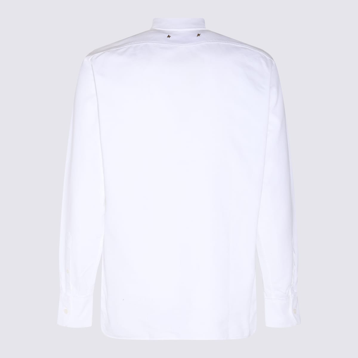 Shop Golden Goose White And Red Cotton Oxford Shirt