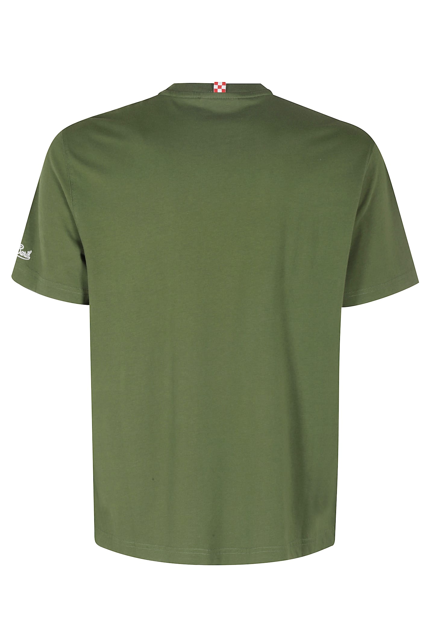 Mc2 Saint Barth Cotton Classic Tshirt In Green