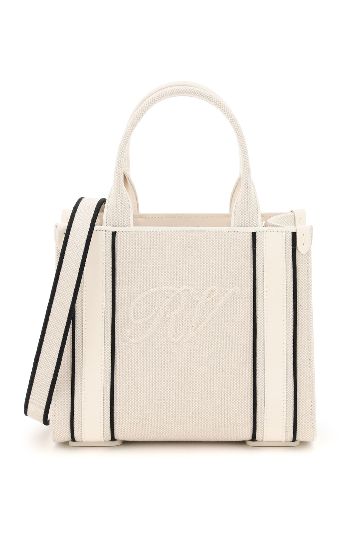 ROGER VIVIER CALL ME VIV CANVAS MINI TOTE,RBWANYA0100NPZ 1H72
