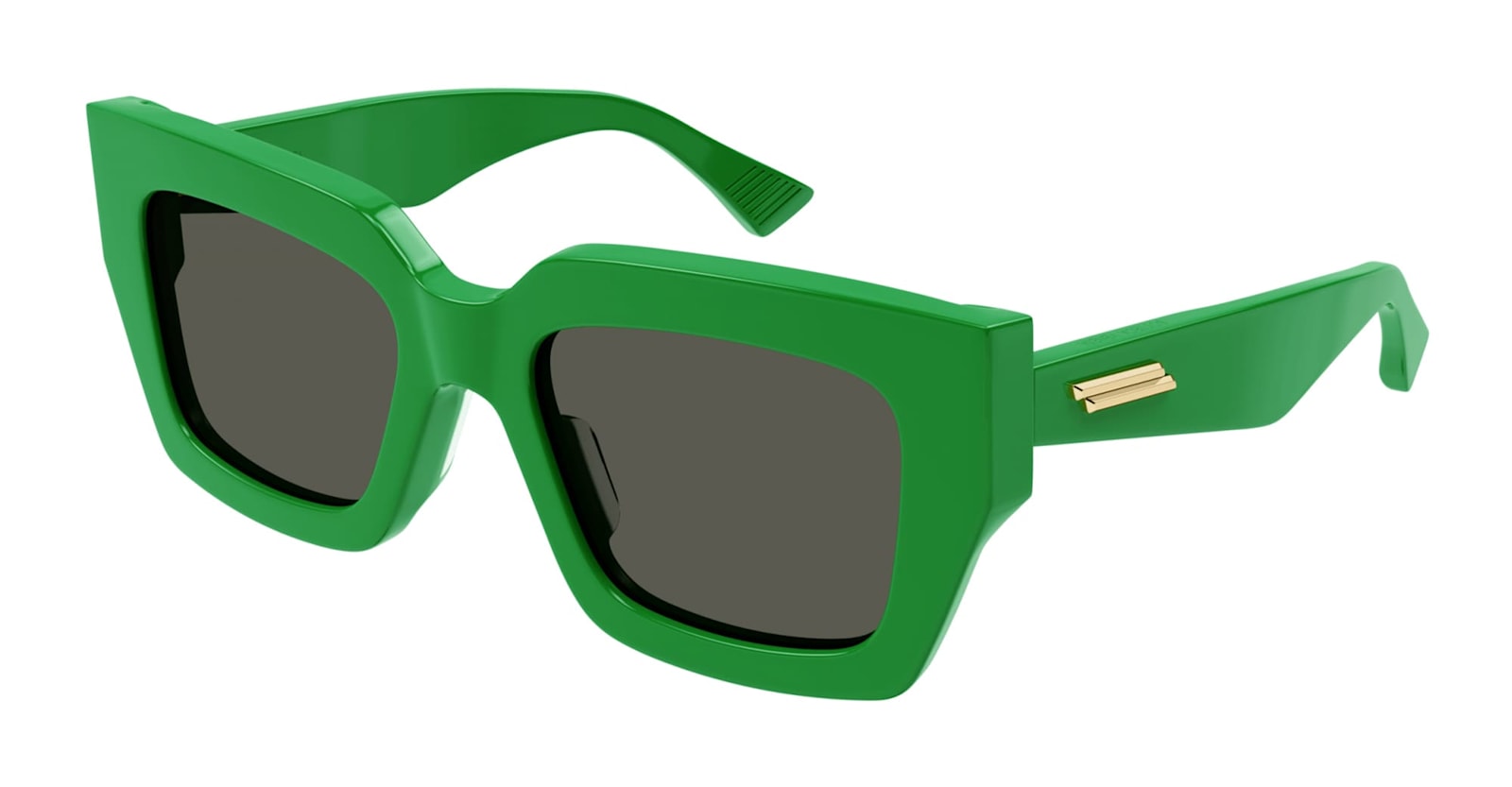 Shop Bottega Veneta Bv1212s - Green Sunglasses