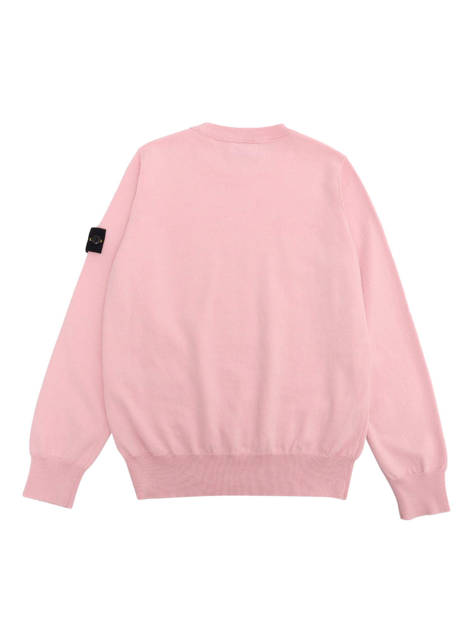 Stone Island Pink Sweatshirt With Logo In Pink