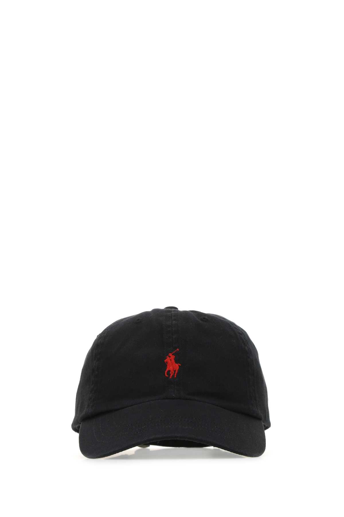 Shop Polo Ralph Lauren Black Cotton Baseball Cap